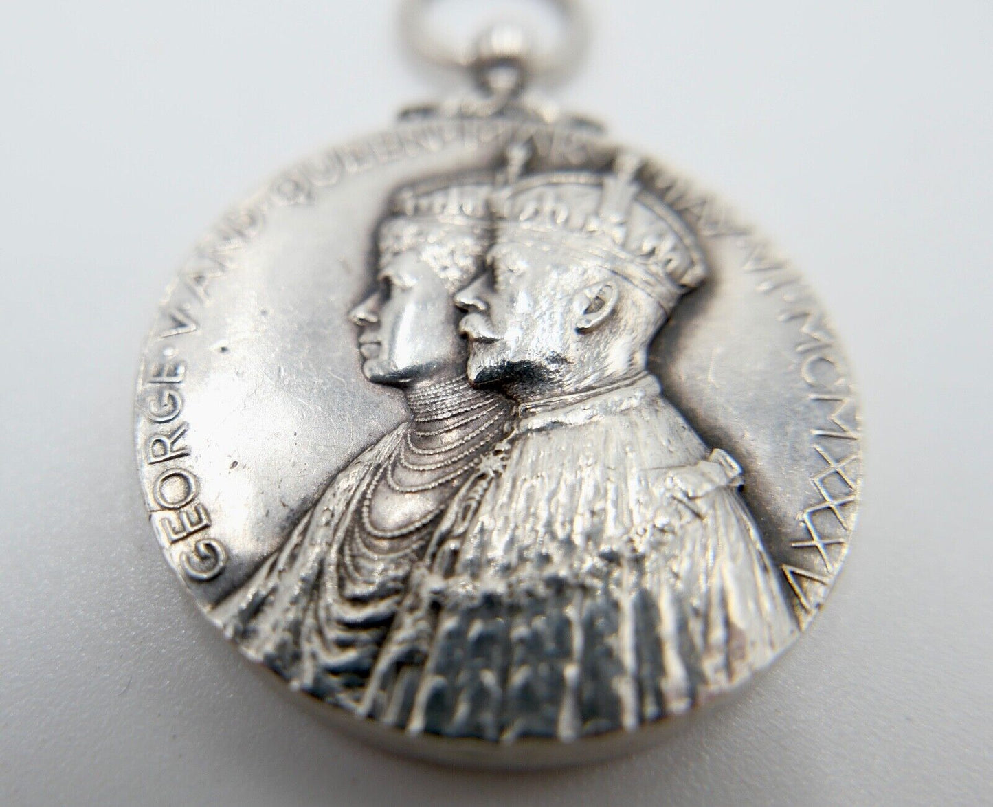 Medaille 1910 1935 JUBILEE MEDAL Silber Jubiläum KING GEORGE & QUEEN MARY - Antikhandel-Stuttgart