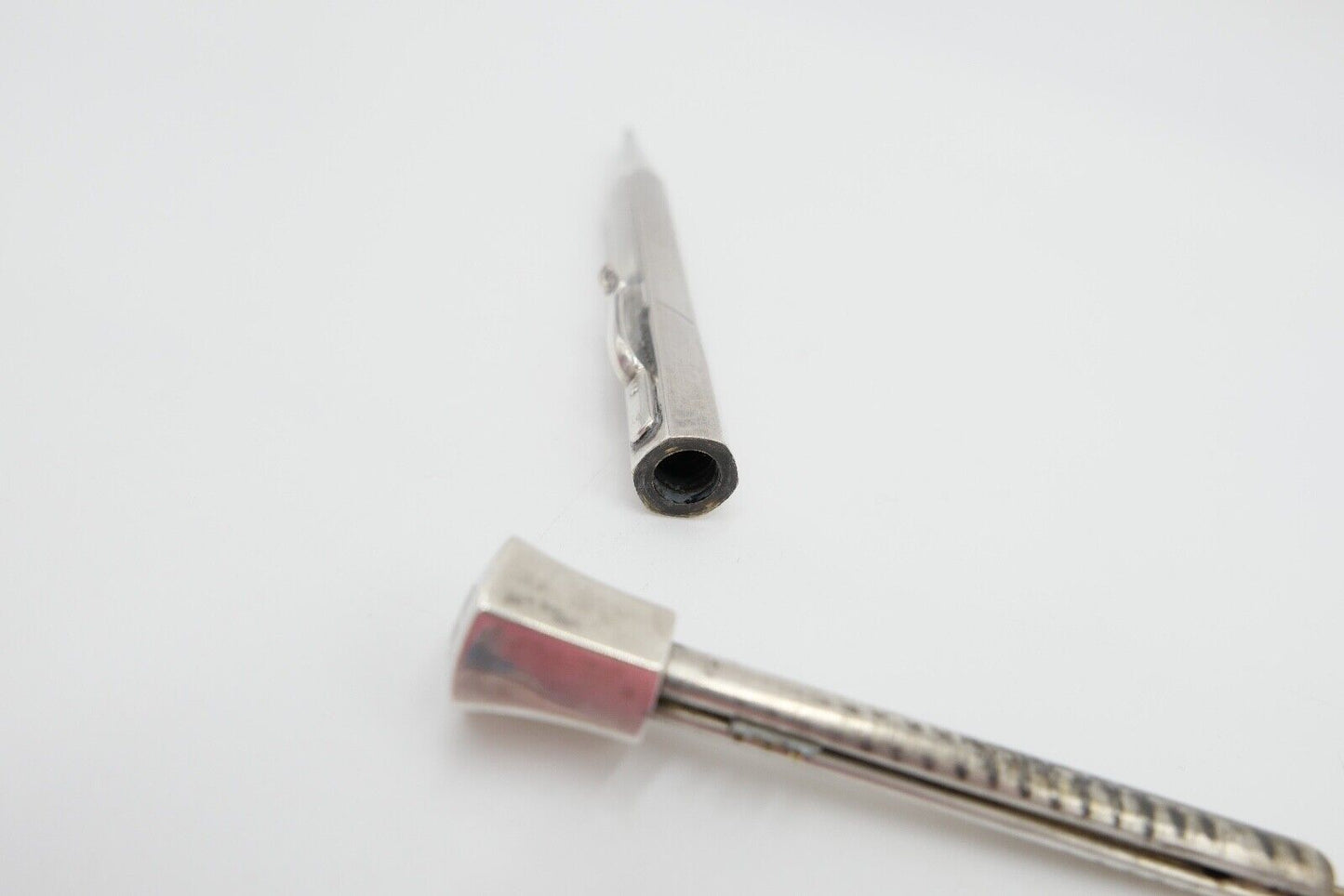 alter Bleistift aus Silber 835 vintage mit Monogramm MM / WW - Antikhandel-Stuttgart