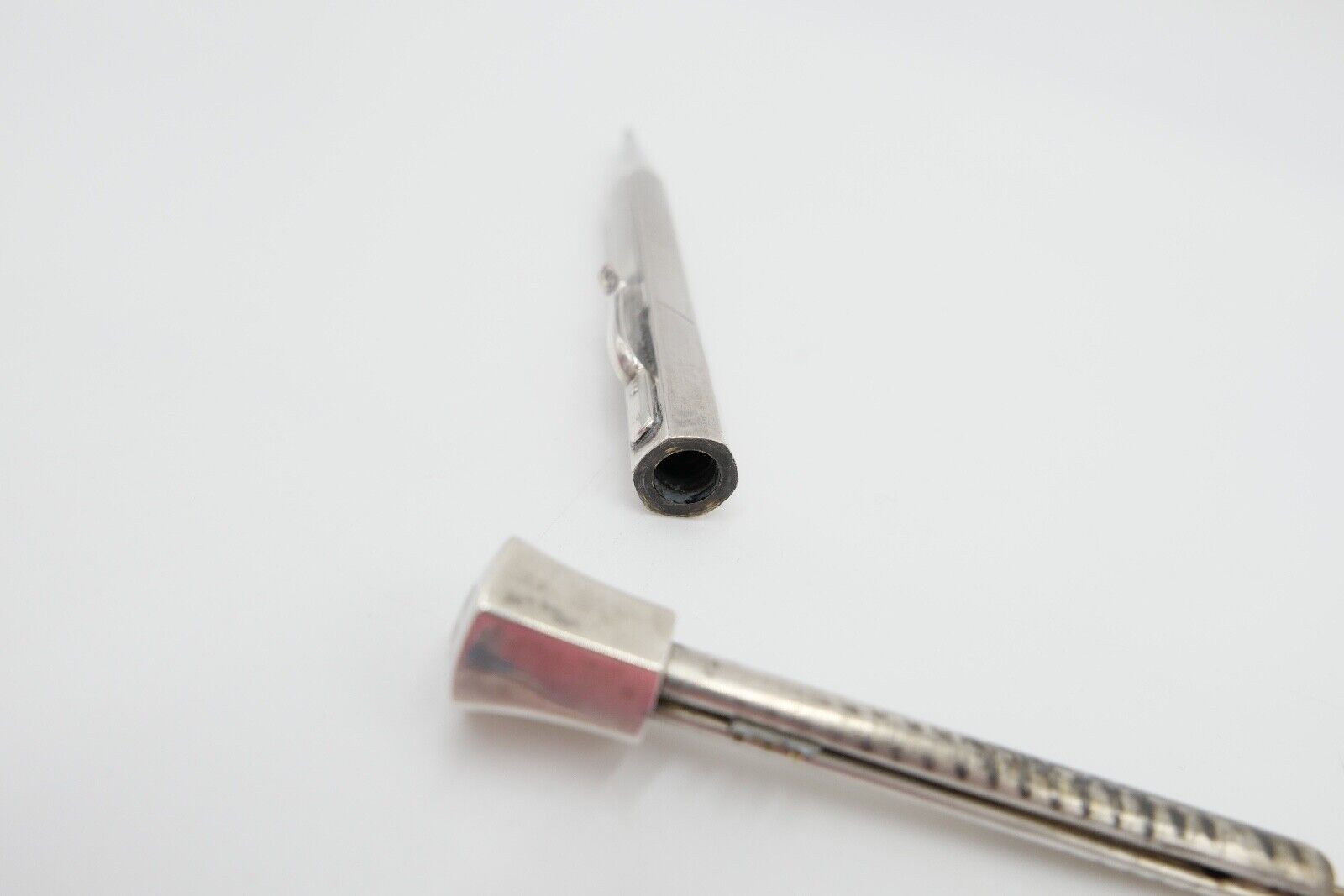 alter Bleistift aus Silber 835 vintage mit Monogramm MM / WW - Antikhandel-Stuttgart