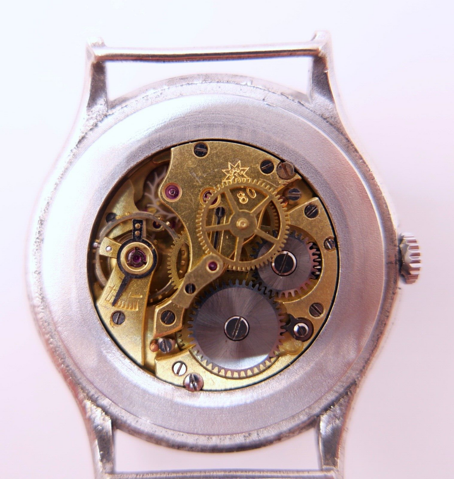 Junghans Cal. J80 Herren Armbanduhr 1950er Jahre Ref. 680.72 - Antikhandel-Stuttgart