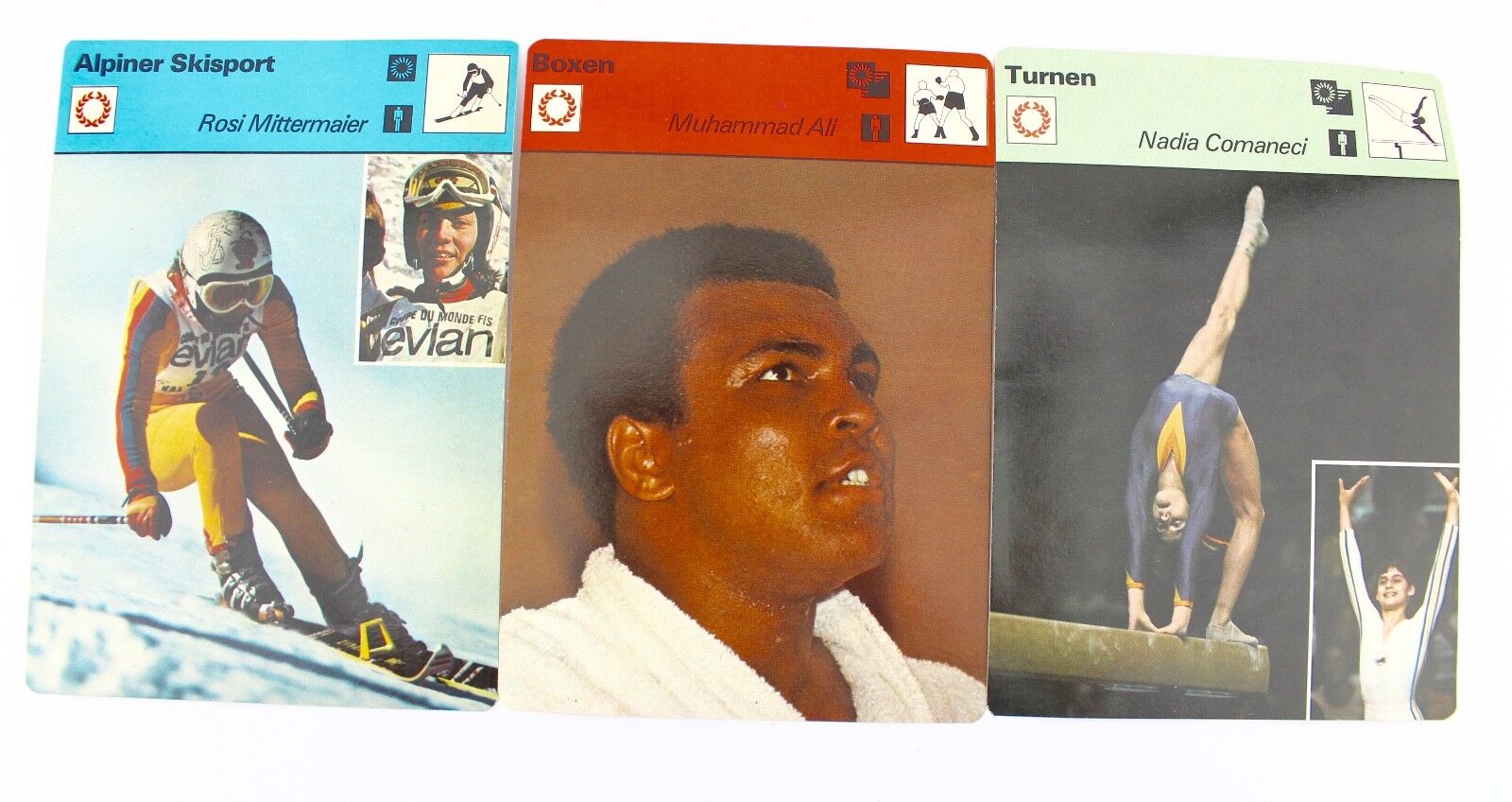 Editions Rencontre S.A. Lausanne 1977 " Boxen Turnen Skisport " Ali Mittermaier - Antikhandel-Stuttgart