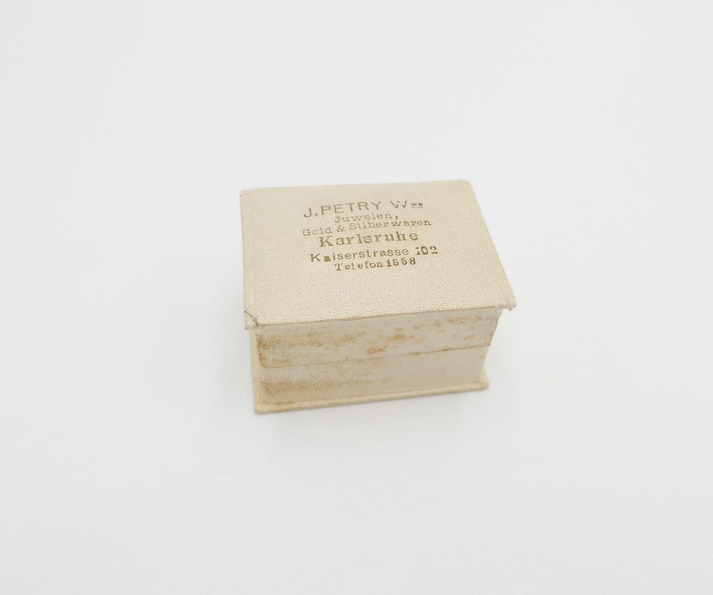 antikes Ringetui Doppeletui 5x3,5x3 cm Etui Box Aufbewahrung Schatulle - Antikhandel-Stuttgart