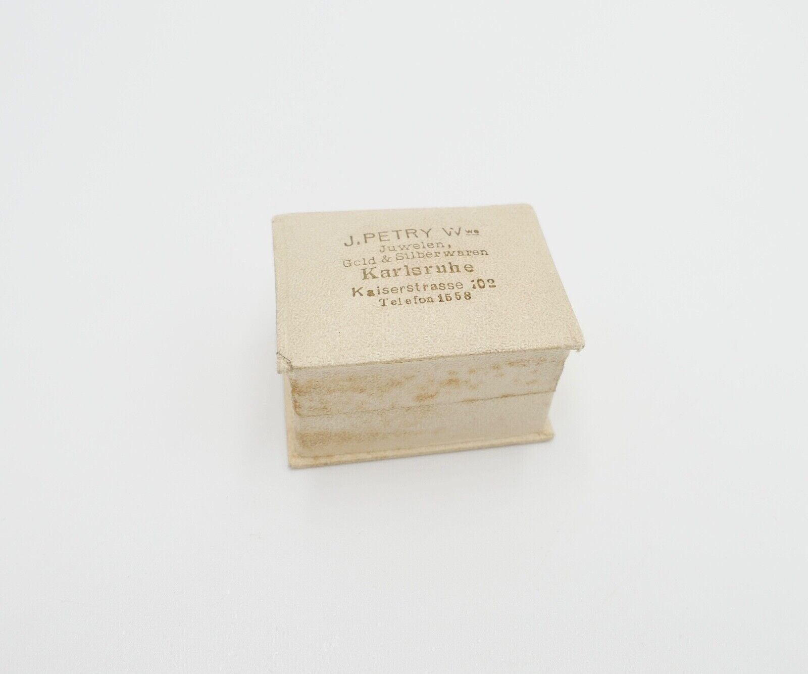 antikes Ringetui Doppeletui 5x3,5x3 cm Etui Box Aufbewahrung Schatulle - Antikhandel-Stuttgart