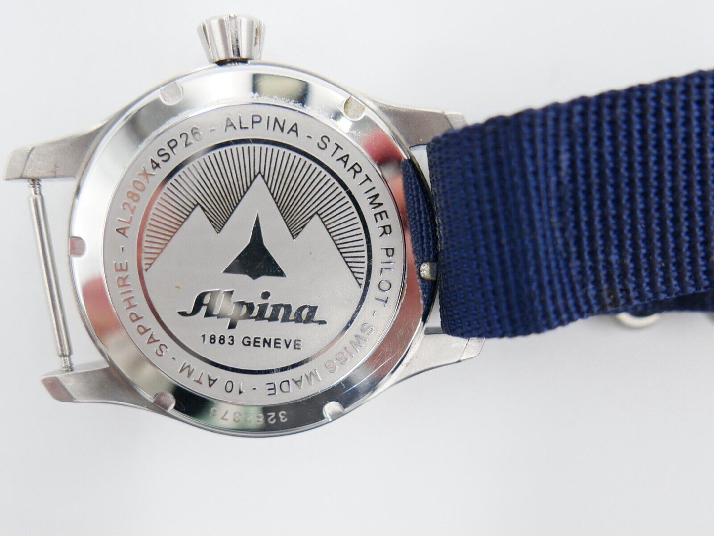 Alpina Startimer Pilot AL280X4SP26 UHR NEUwertig mit BOX 44 mm BIG DATE Blau - Antikhandel-Stuttgart