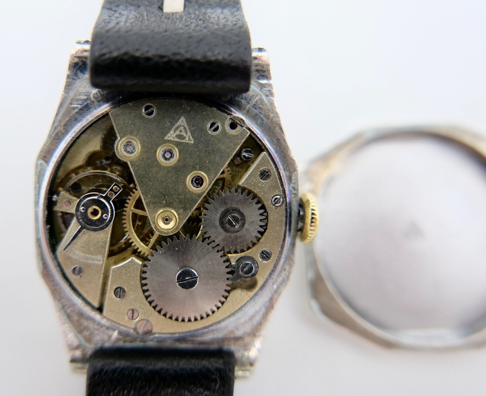 Antike ALPINA 800 Silber Armbanduhr Cal. 625 Handaufzug 1930er Jahre - Antikhandel-Stuttgart