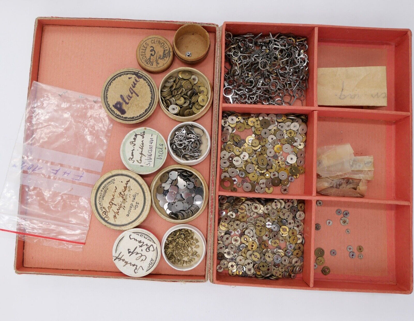 antik Ersatzteile Unruh Spirale Taschenuhren Uhrwerk Zifferblatt - Antikhandel-Stuttgart