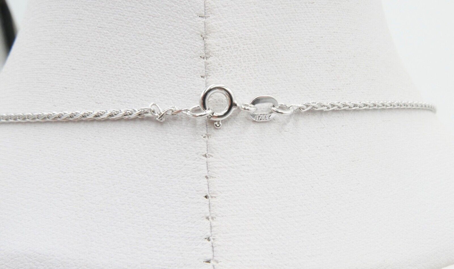 NEUwertig Auftragsarbeit Luxus Collier Brillanten Weißgold Aquamarine 585 / 14K - Antikhandel-Stuttgart