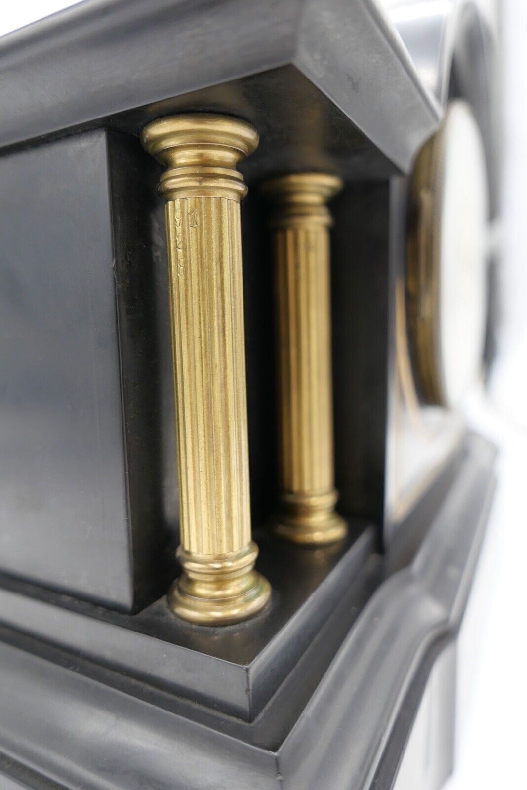 um 1870 antike alte französische Kaminuhr Médaille d'argent Georges Mégnin gold - Antikhandel-Stuttgart