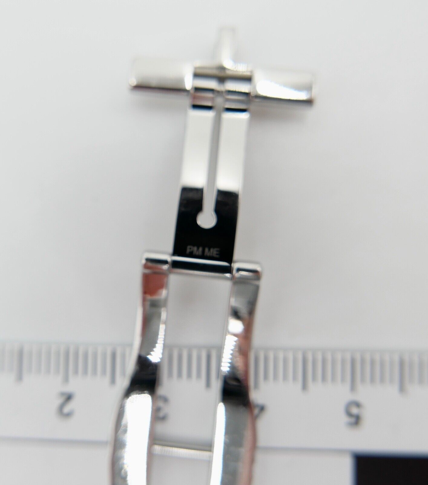 Baume & Mercier Stahl Armband Faltschließe Edelstahl 20mm Schließe - Antikhandel-Stuttgart