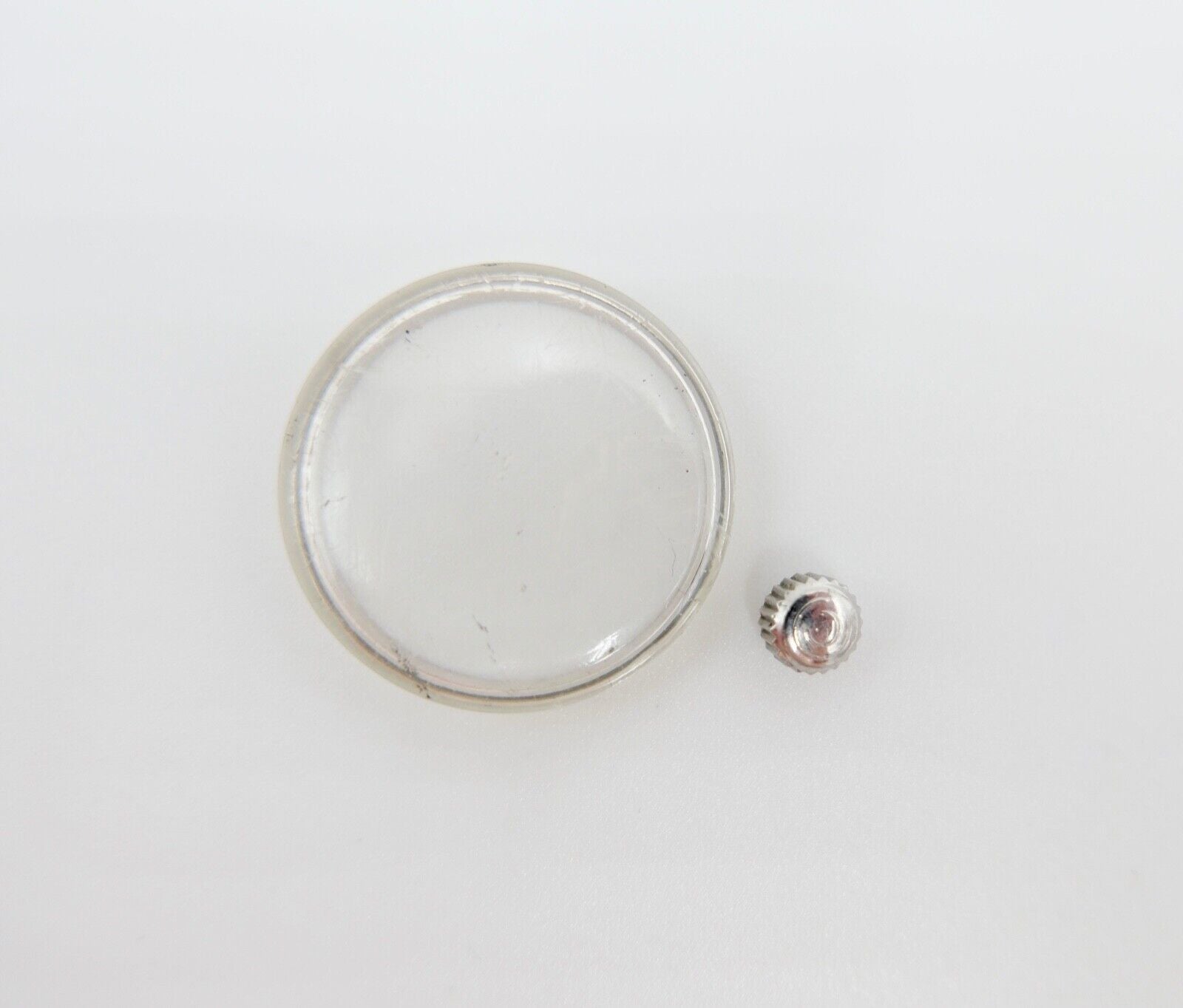 Ersatzteile CERTINA 982/1 Glas Ø 22 mm und Krone NEU - Antikhandel-Stuttgart