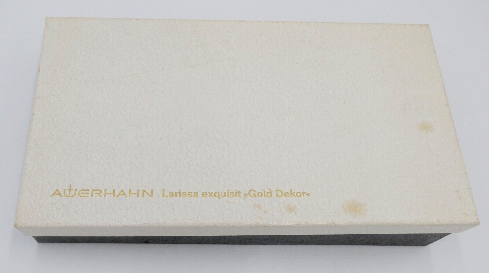 - NEU - OVP 12 Teile AUERHAHN LARISSA EXQUISIT Gold Dekor 90er Silber vergoldet - Antikhandel-Stuttgart