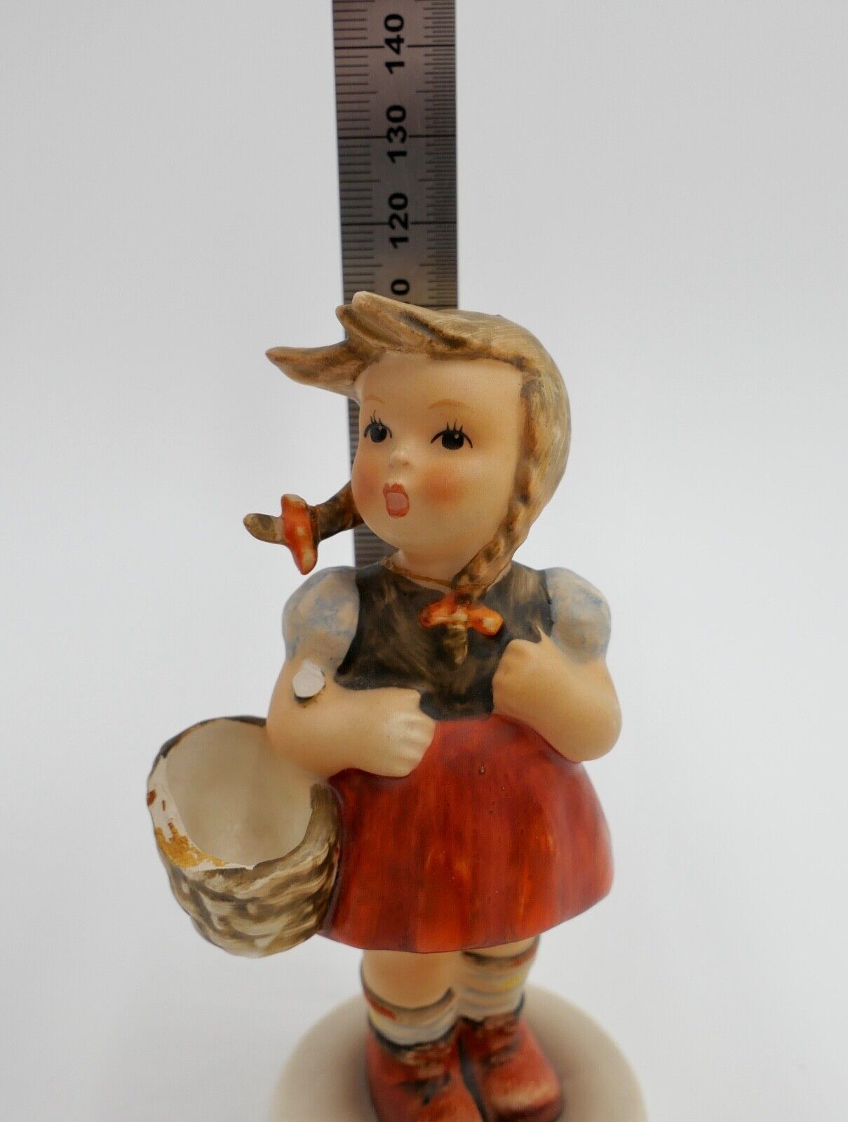 Hummel Figur 96 " GRETEL " Goebel Porzellan old FM 3 Little shoper KORB - Antikhandel-Stuttgart