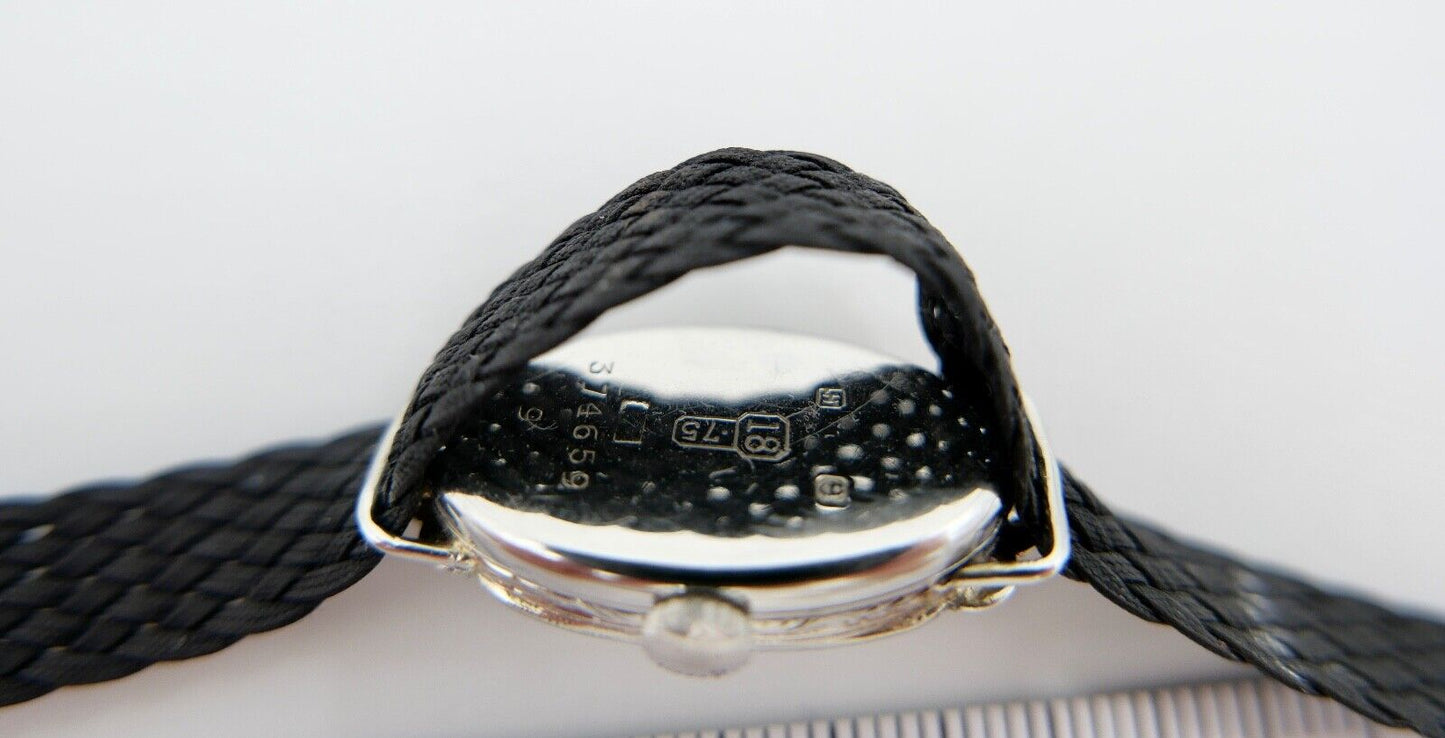 ART DECO Damenuhr 750 / 18K Gold 1920-30er Jahre mit 8 Diamanten 0,20 Ct AS 976 - Antikhandel-Stuttgart