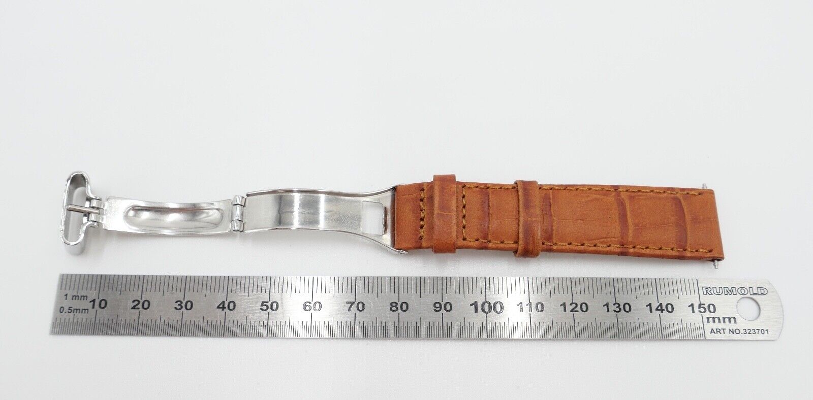 NEU NEUwertig Uhrenband für Mercedes Benz 18mm Faltschließe Leder - Antikhandel-Stuttgart