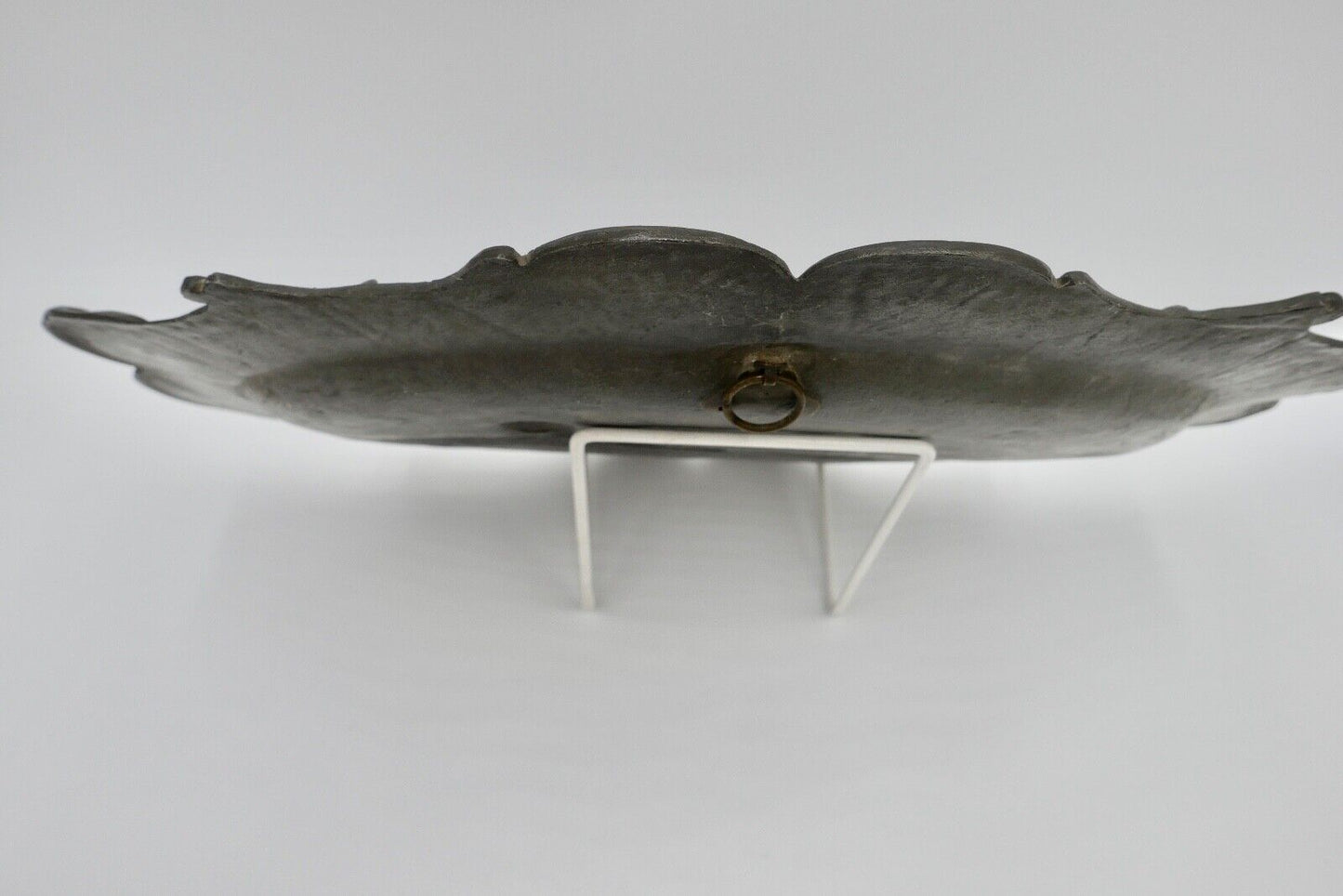 Zinn Wandteller Wandplatte Frankreich sign. Frauen AKT Etain Garanti ART NOUVEAU - Antikhandel-Stuttgart