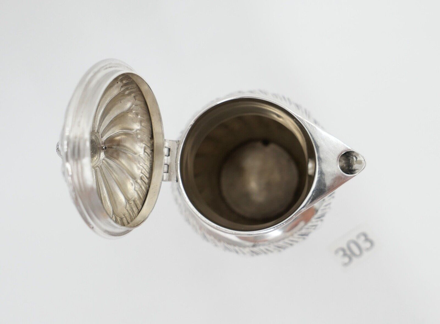 Altes 800 Silber Milch Kännchen " MARTIN MAYER MAINZ " 1920-1930er Jahre - Antikhandel-Stuttgart