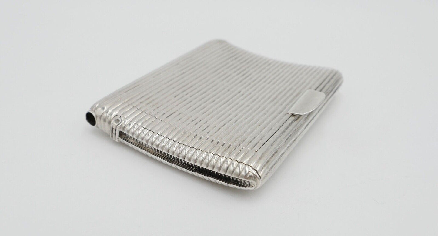 Louis Kuppenheim massiv Zigarettenetui Streichholzfach 800 Silber 140, 8 Gr - Antikhandel-Stuttgart