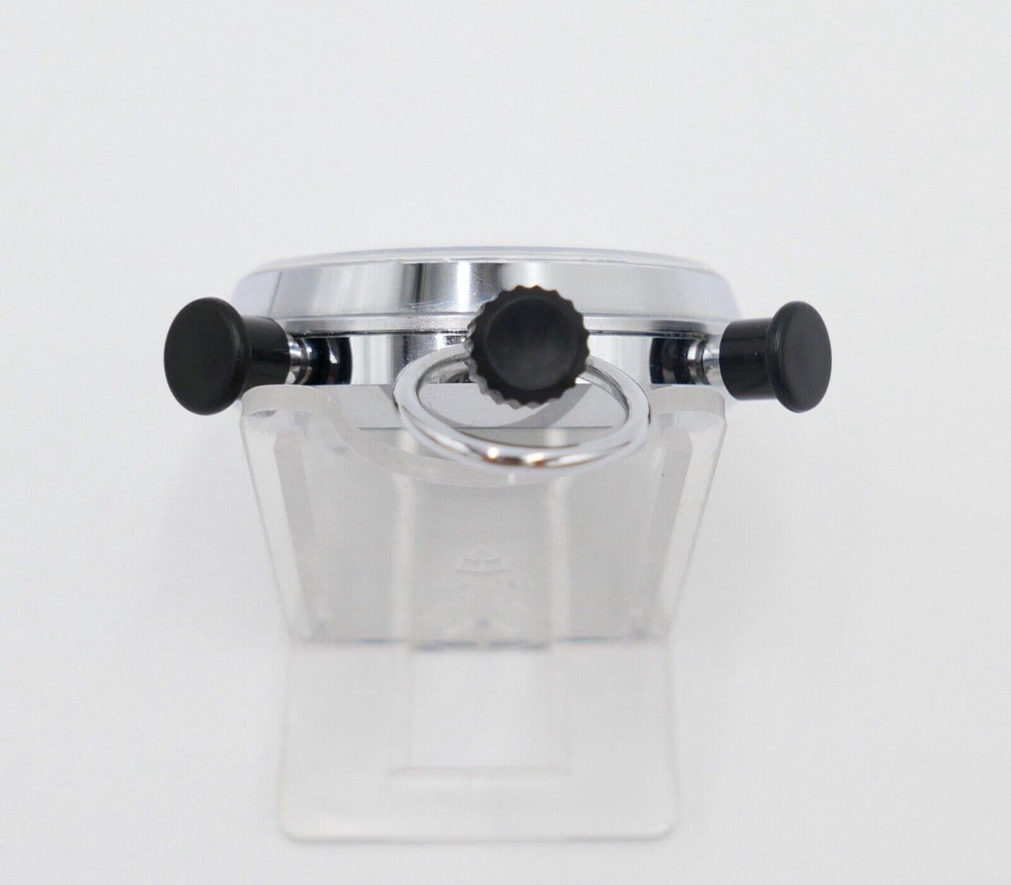 1970er HANHART Stoppuhr 30 Min 1/100 Teilung mechanisch Additions Doppelstopper - Antikhandel-Stuttgart