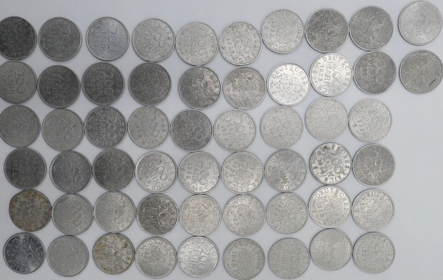 Weimarer Republik 200 Mark Deutsches Reich Ersatz & Inflationsmünzen 1923 J.304 - Antikhandel-Stuttgart