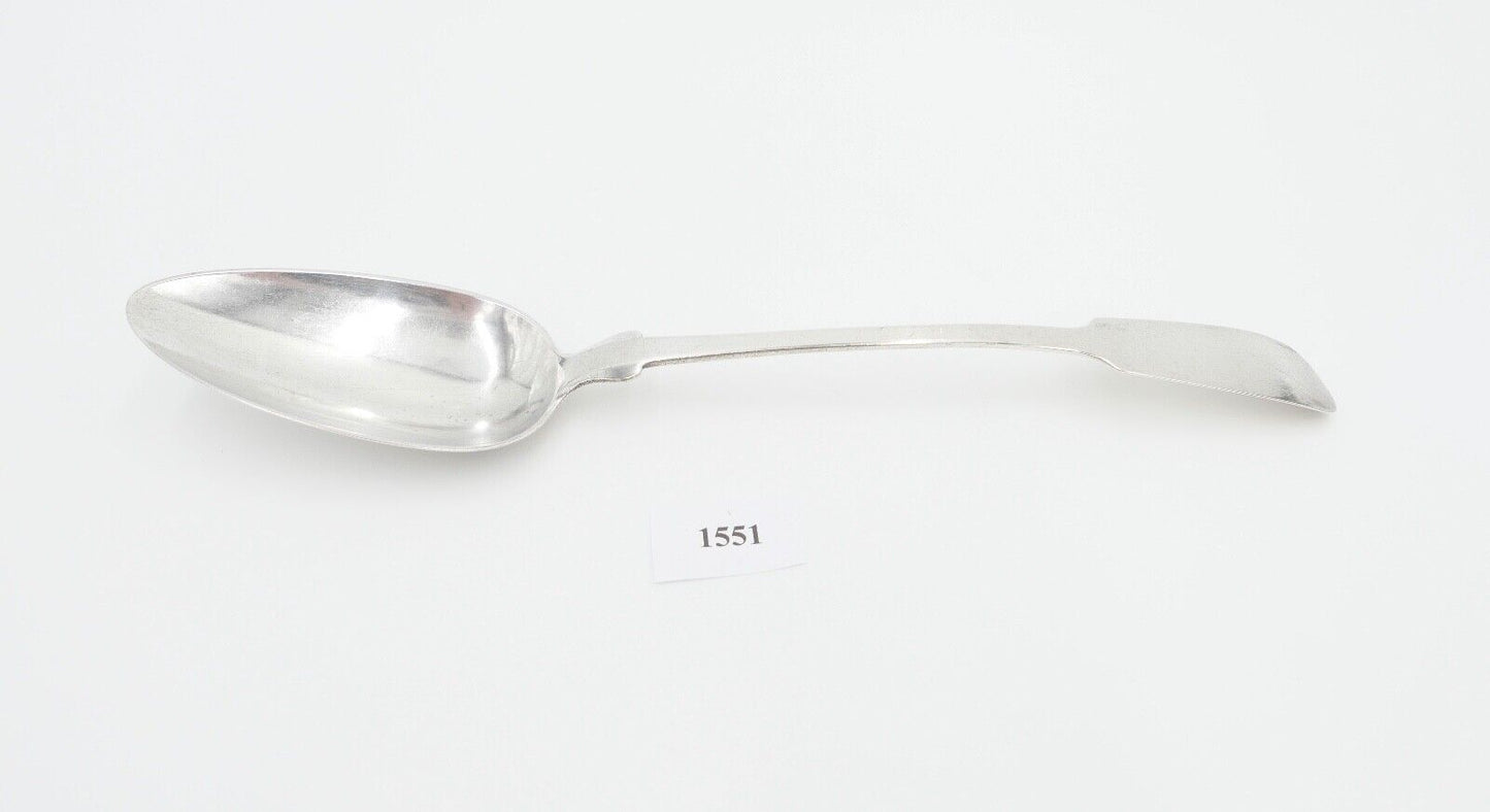 W.I.E.LLING Berlin 1854 - 1860 Tremolierstich Suppenlöffel 750 Silber 12 Lot - Antikhandel-Stuttgart