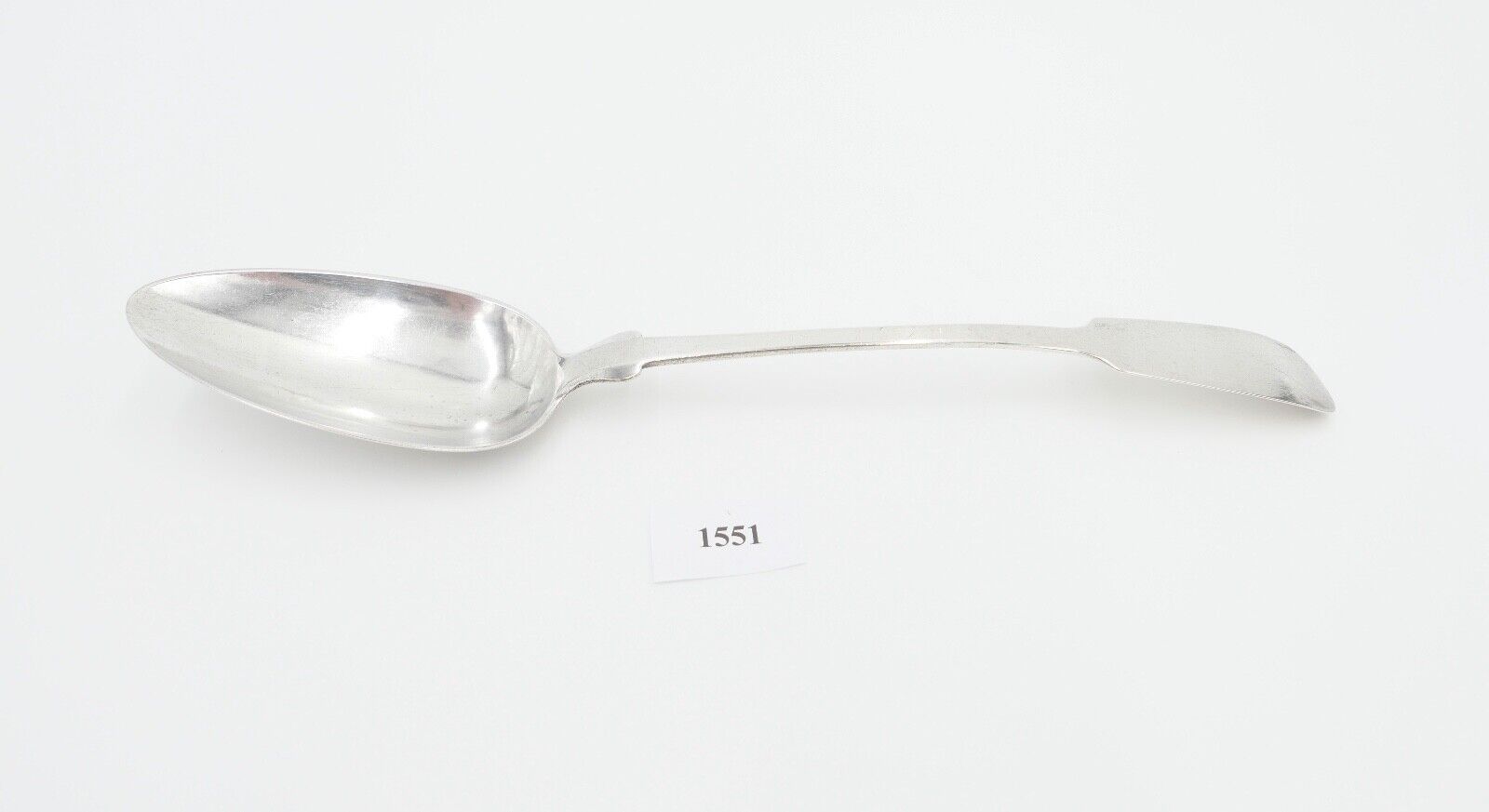 W.I.E.LLING Berlin 1854 - 1860 Tremolierstich Suppenlöffel 750 Silber 12 Lot - Antikhandel-Stuttgart