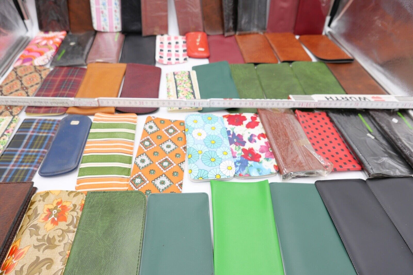 52x Brillen Etui 1970er 1980er Jahre original Retro Vintage Posten Konvolut NEU - Antikhandel-Stuttgart