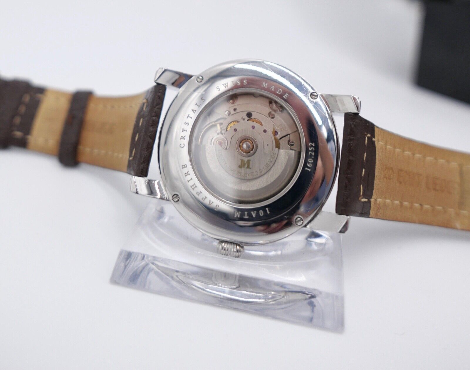 Jean Marcel Clarus 160.252 Braun ETA 2834-2 Automatic limitiert 158/300 Ø 43mm - Antikhandel-Stuttgart