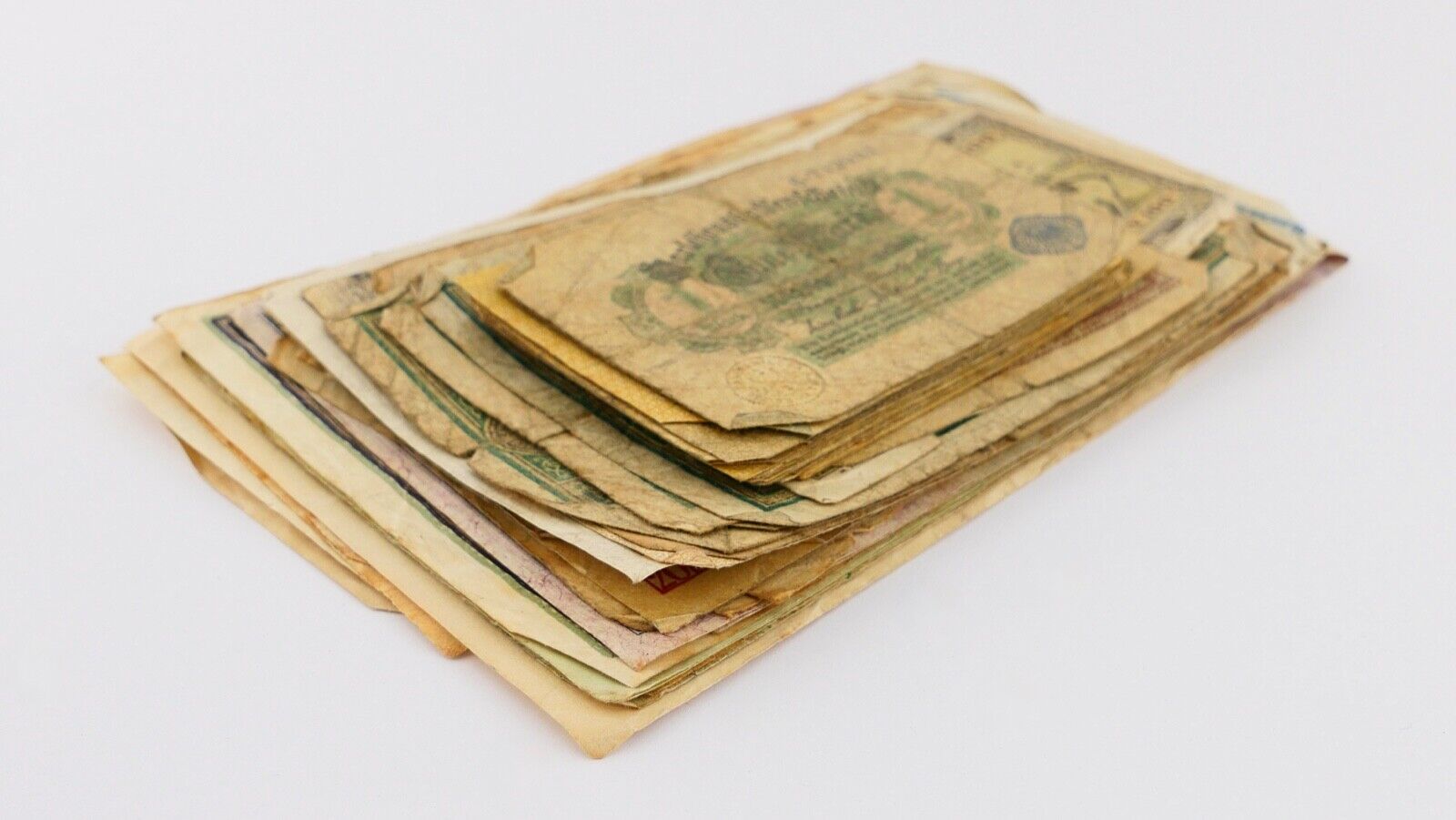 53 Scheine Inflation Posten Konvolut Geldscheine RO. Banknoten Mark Dinar - Antikhandel-Stuttgart