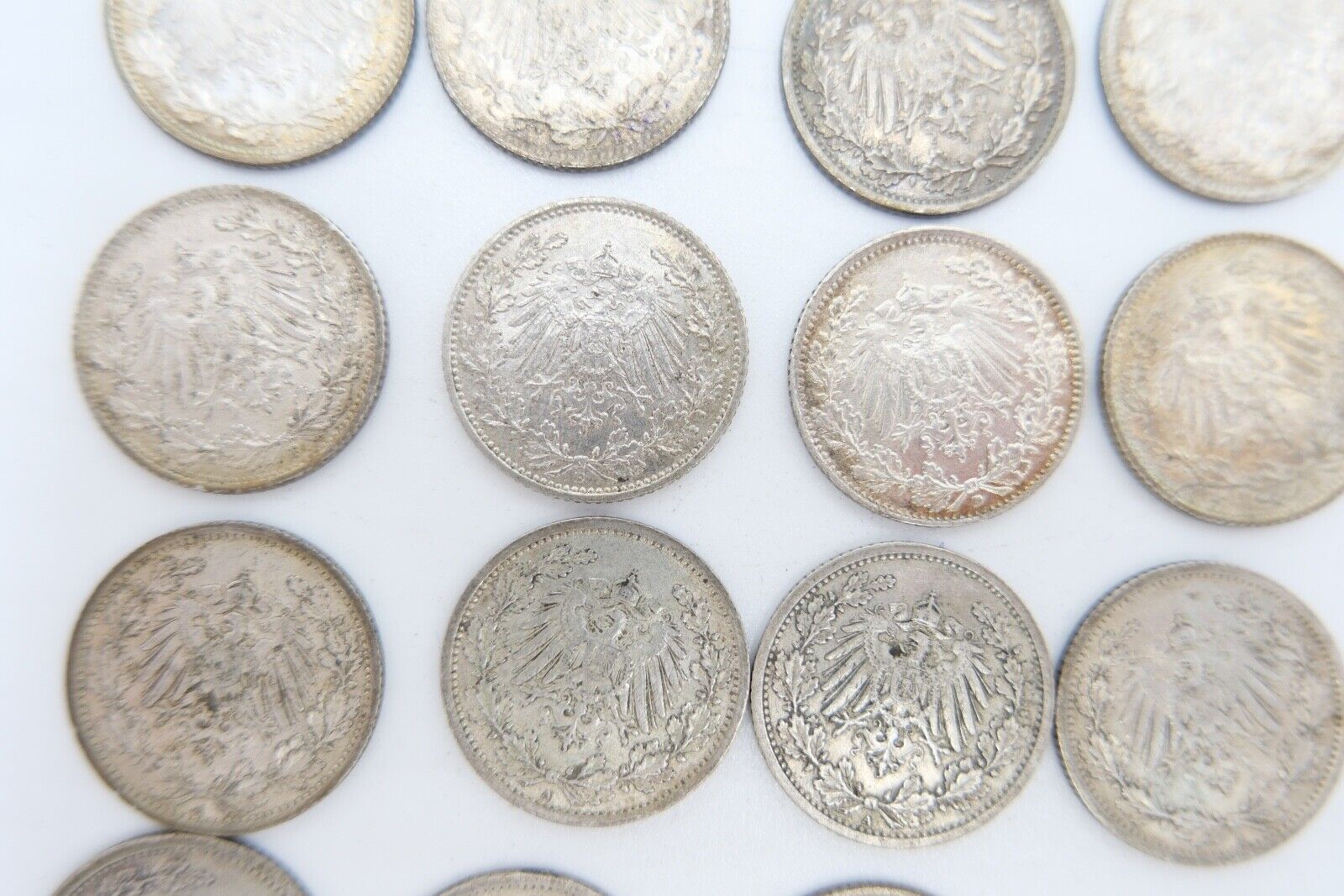 39x 1/2 Mark Jäger 16 / J.16 Silber 1905-1919 ss-stg sehr schön - Stempelglanz - Antikhandel-Stuttgart