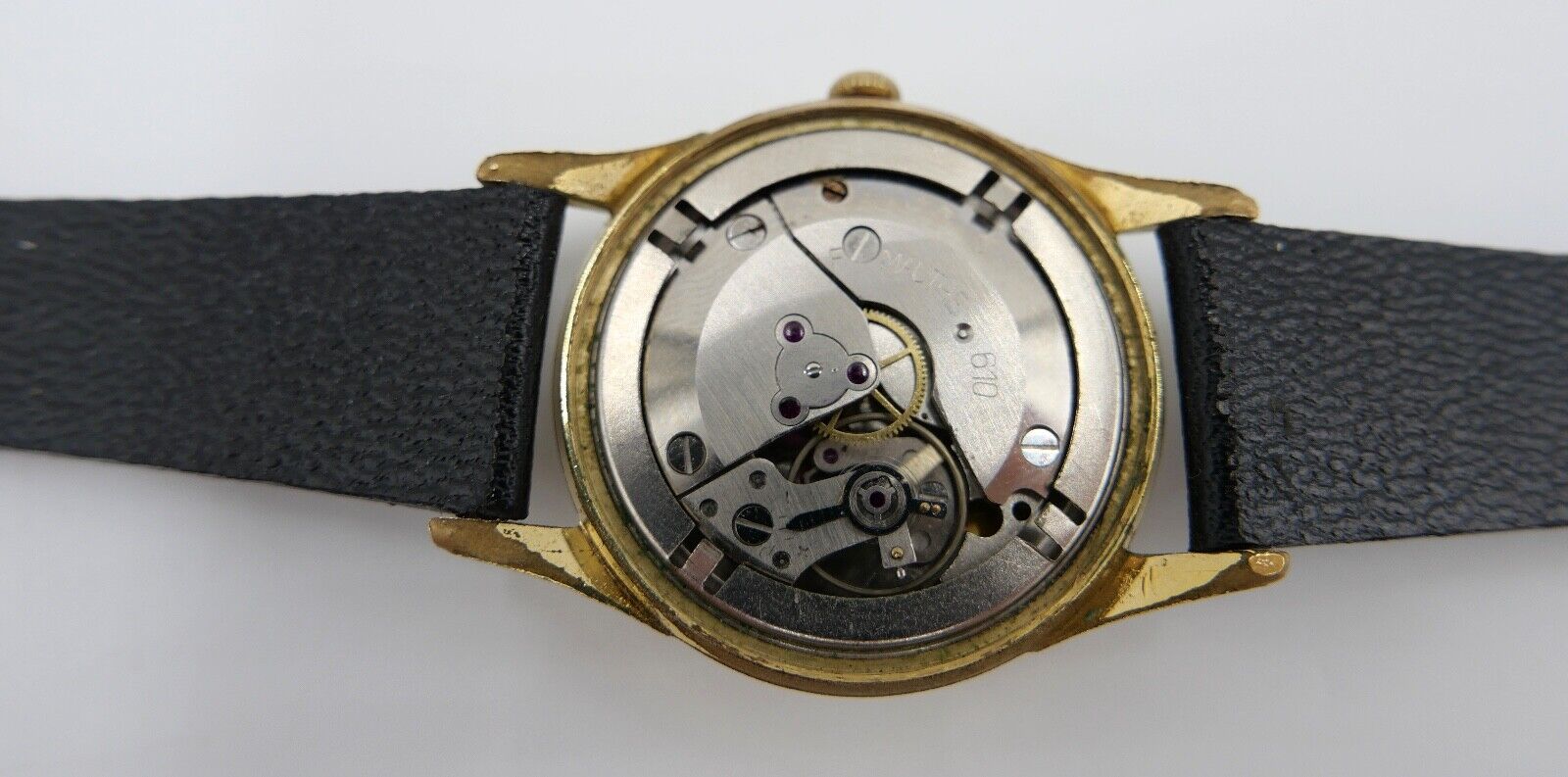 50er Jahre MAUTHE Contrachoc VW 100000 KM Herrenuhr Handaufzug Cal. 610 - Antikhandel-Stuttgart