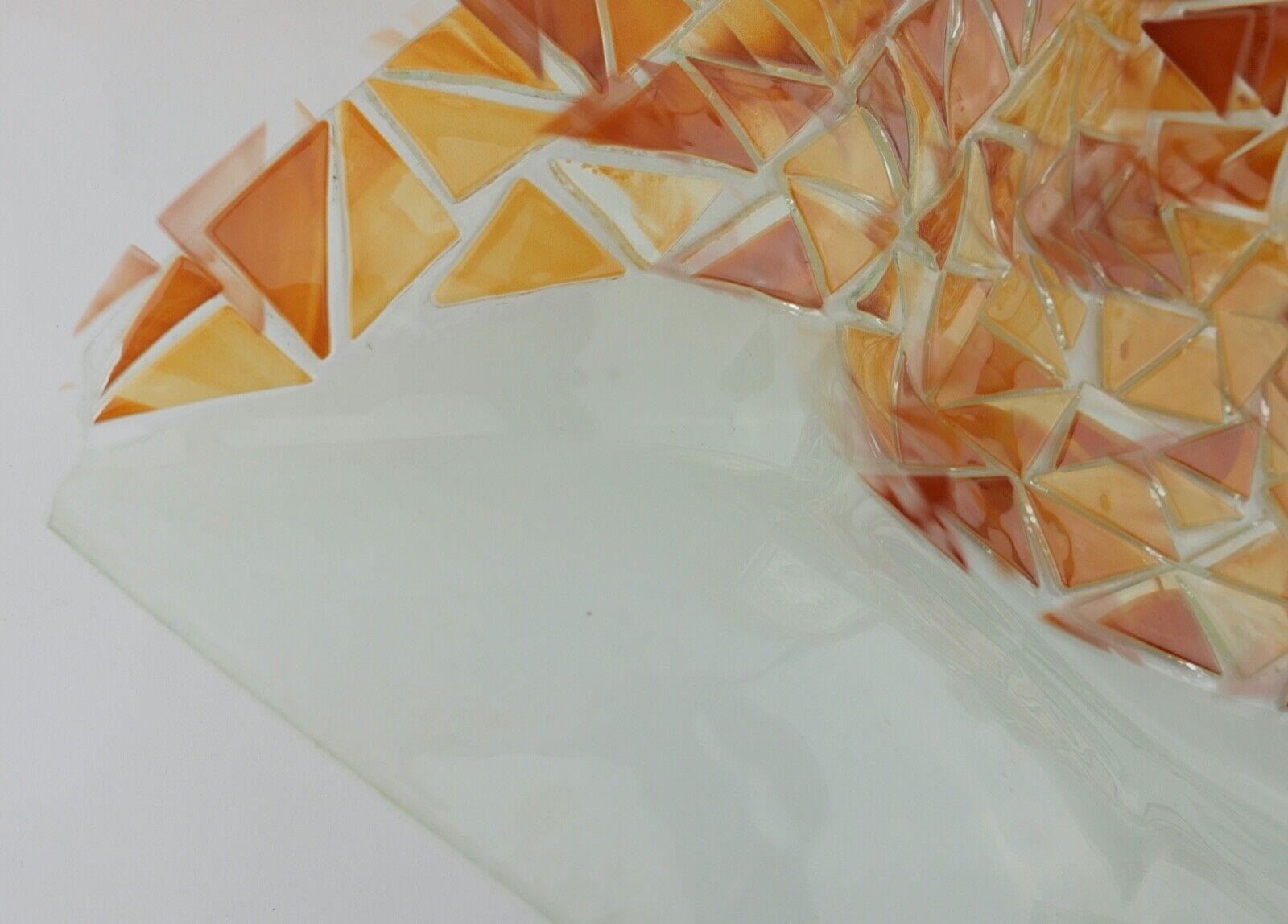 6 Teilges Wohnzimmer Set Glas Mosaik Bilderrahmen Uhr Jesus Schale aus Italien - Antikhandel-Stuttgart