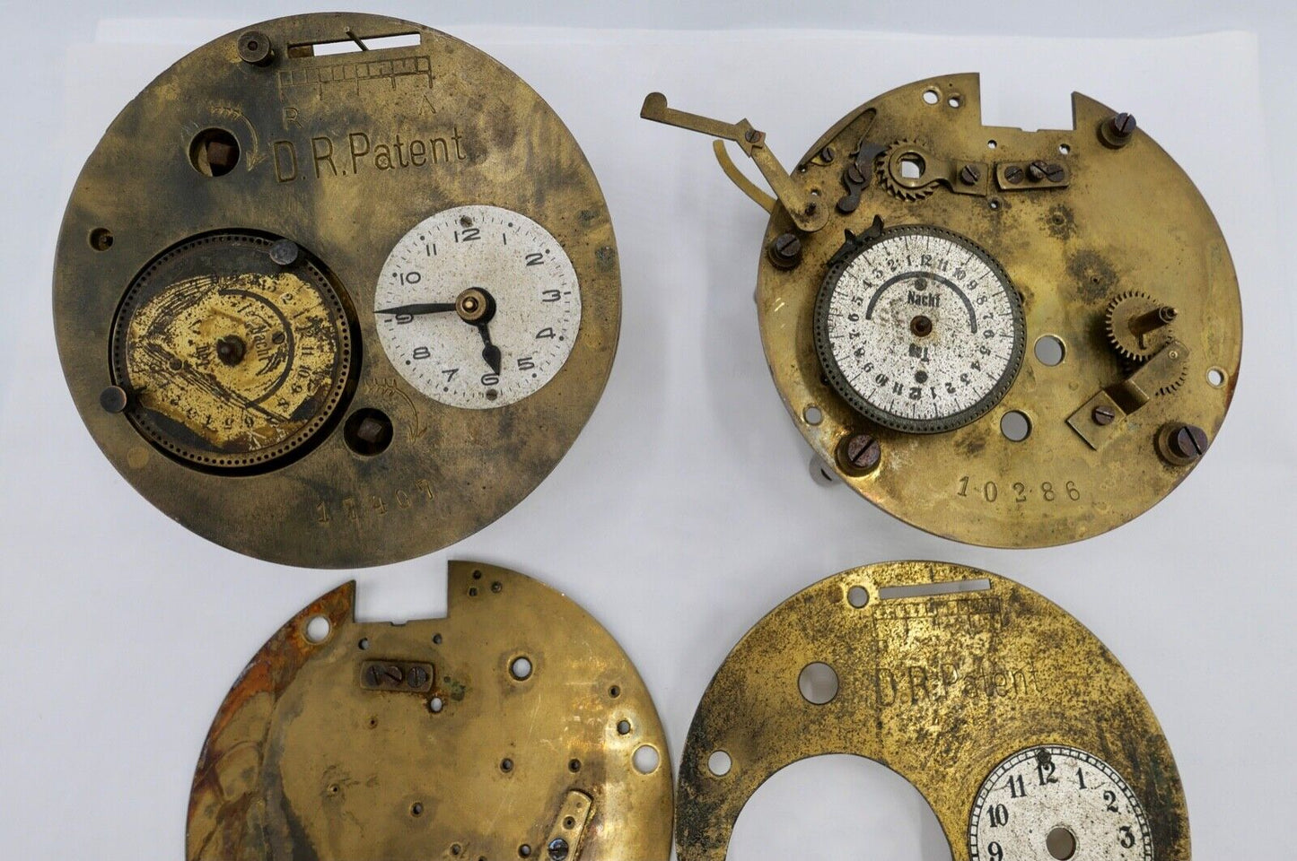 D.R . Patent Zeitschaltuhr Straßenlaterne / Gaslaterne Uhrmacherauflösung defekt - Antikhandel-Stuttgart
