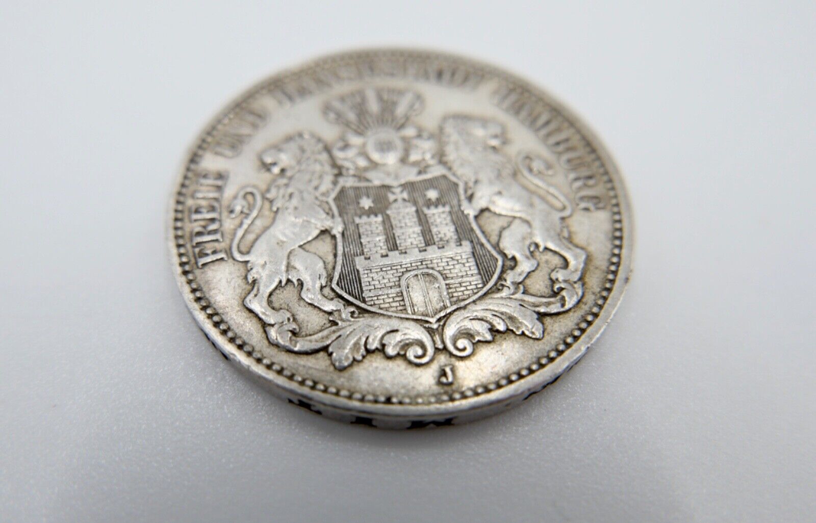 3 Mark 1909 J Silbermünze " Freie und Hansestadt Hamburg " Jäger J.64 - Antikhandel-Stuttgart