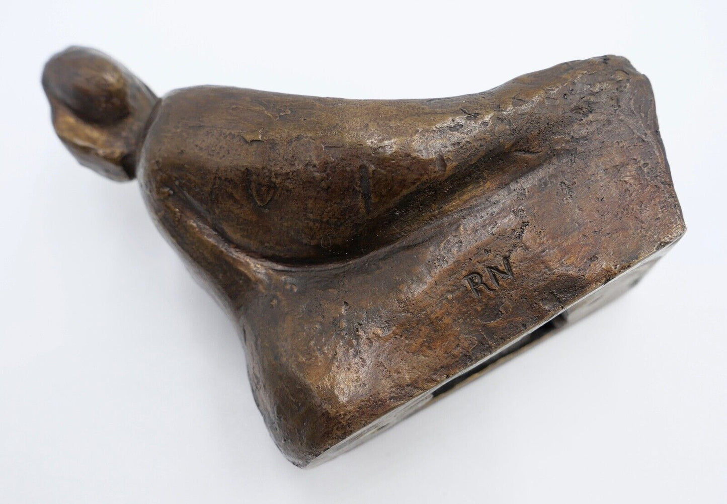 Bronze Figur Skulptur " Guss Barth Rinteln RN Dr. Roland Niedner 13x12 cm - Antikhandel-Stuttgart