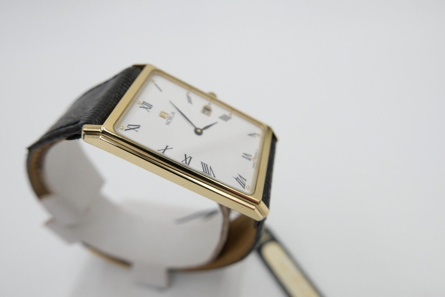 NOBLIA Quarz Herrenuhr Damenuhr Unisex Edelstahl vergoldet NEU 4671-Y61264 SA - Antikhandel-Stuttgart