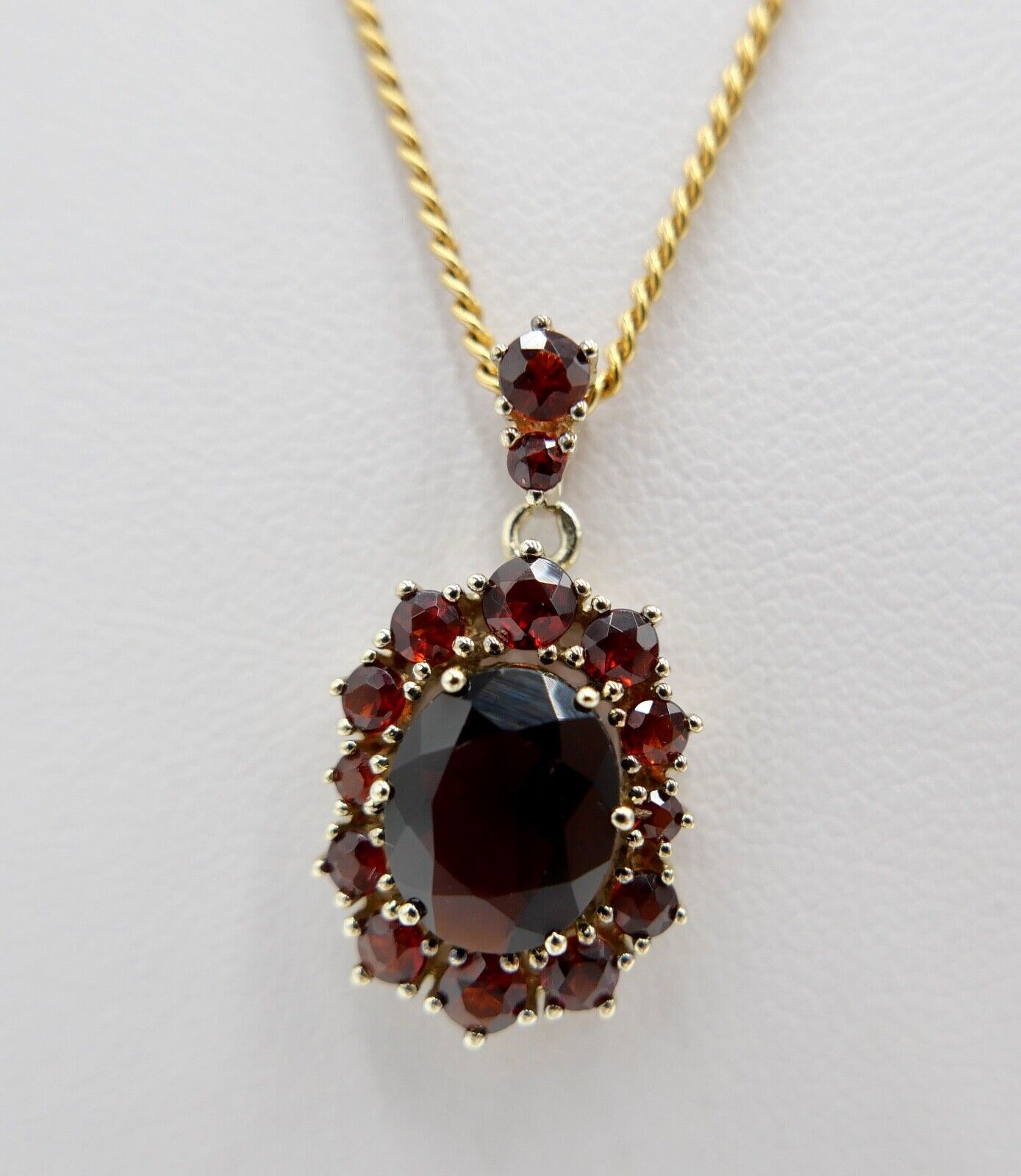 1980er Jahre Anhänger Böhmen Grant Gold 585 14K - Antikhandel-Stuttgart