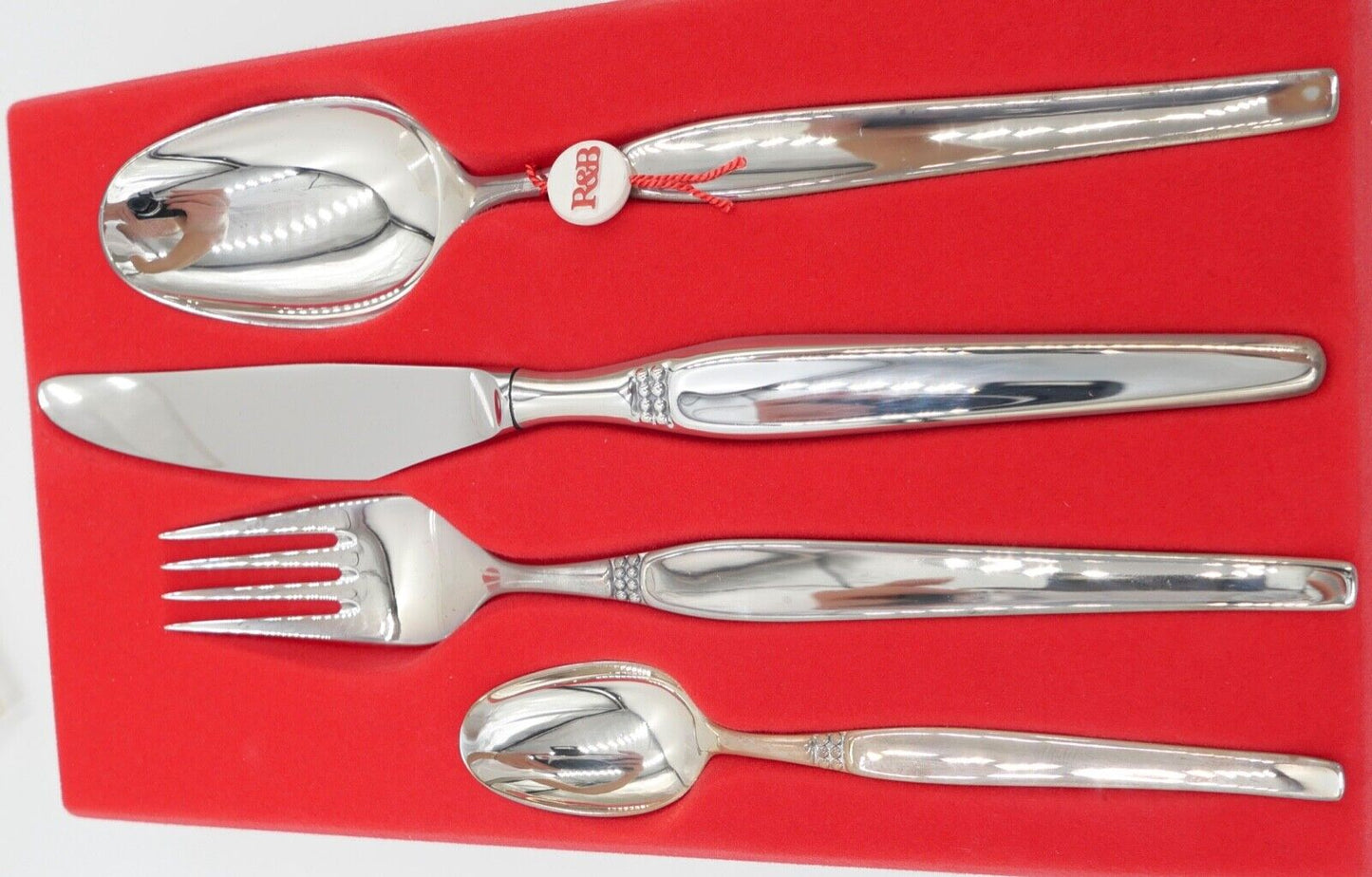 - NEU - OVP 4 Tlg R&B ROYAL ROBBE & BERKING Menübesteck 90er Silber - Antikhandel-Stuttgart
