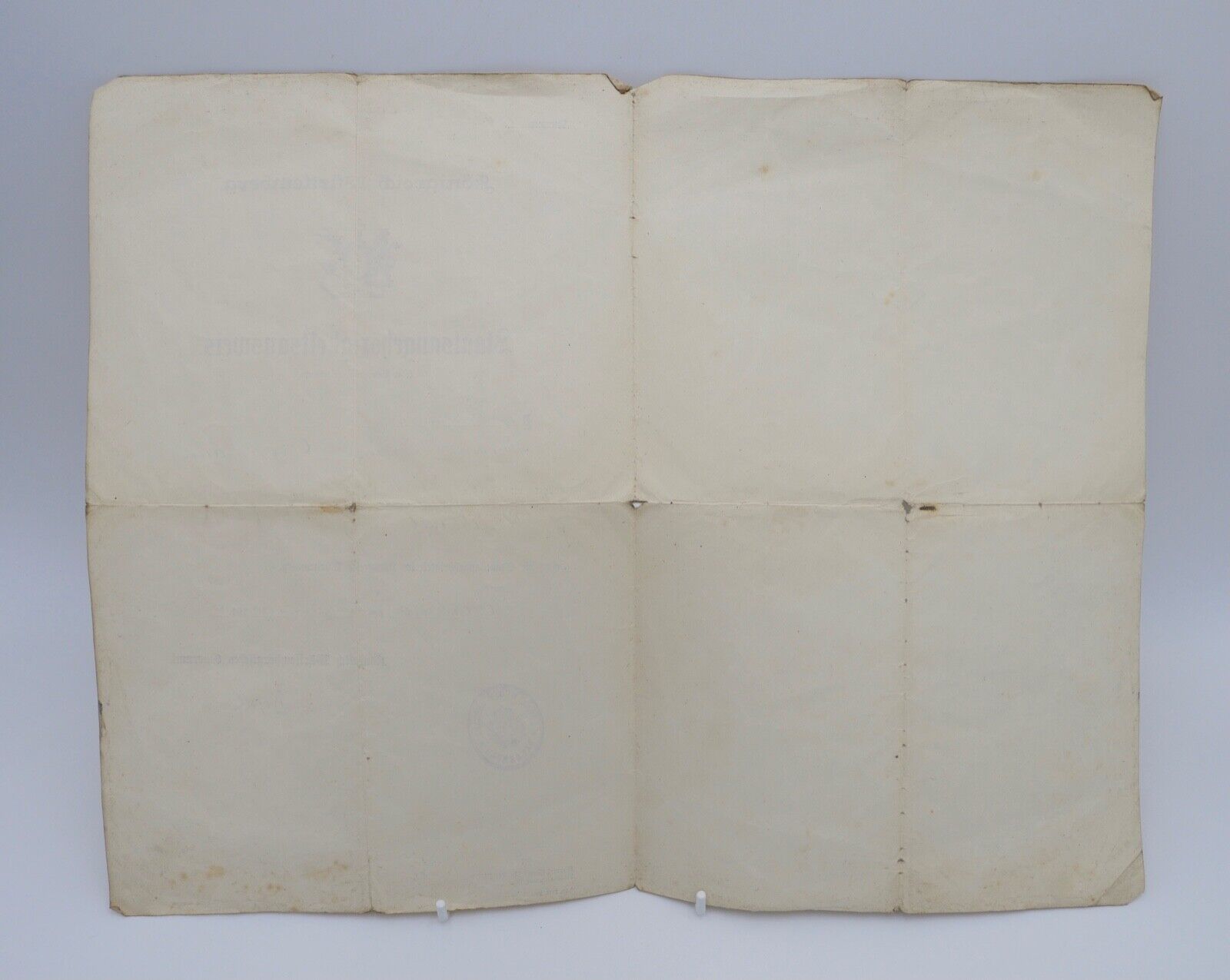 Königreich Württemberg Staatsangehörigkeitsnachweis 1914 - Antikhandel-Stuttgart