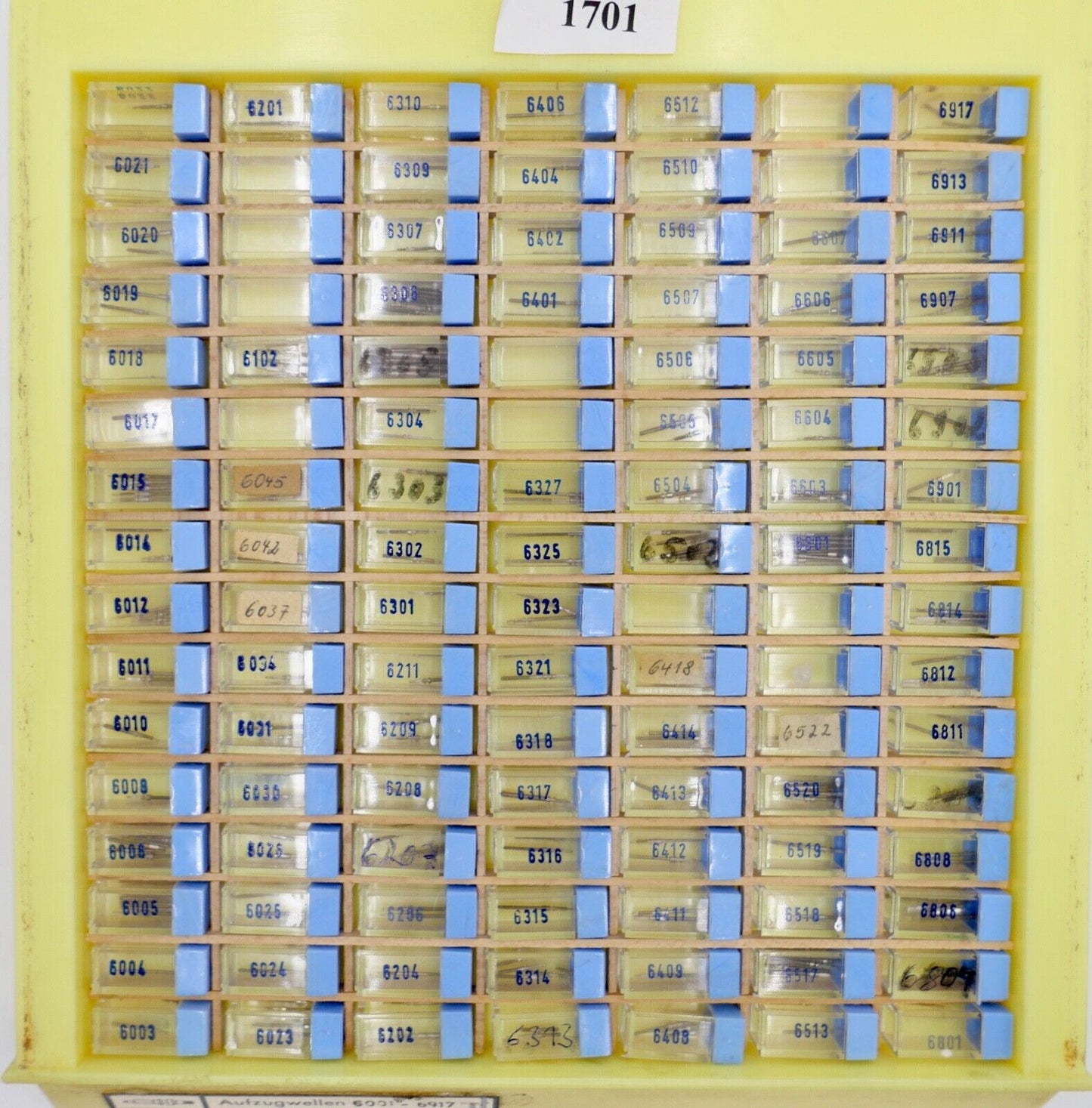 Konvolut AUFZUGSWELLE / AUFZUGSWELLEN 6001 - 6917 NEU BOLEY ( NOS ) - Antikhandel-Stuttgart