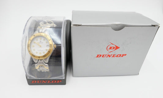 DUNLOP Herren Armbanduhr NEU Quarz in OVP aus den 1990er Jahren D205 Partneruhr - Antikhandel-Stuttgart