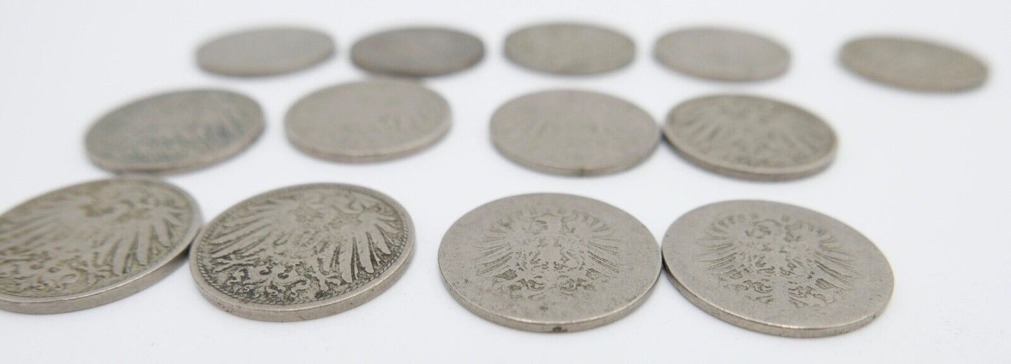 13x 10 Pfennig Kaiserreich 1891-1916 s - vz schön - vorzüglich Jäger J. 13 - Antikhandel-Stuttgart