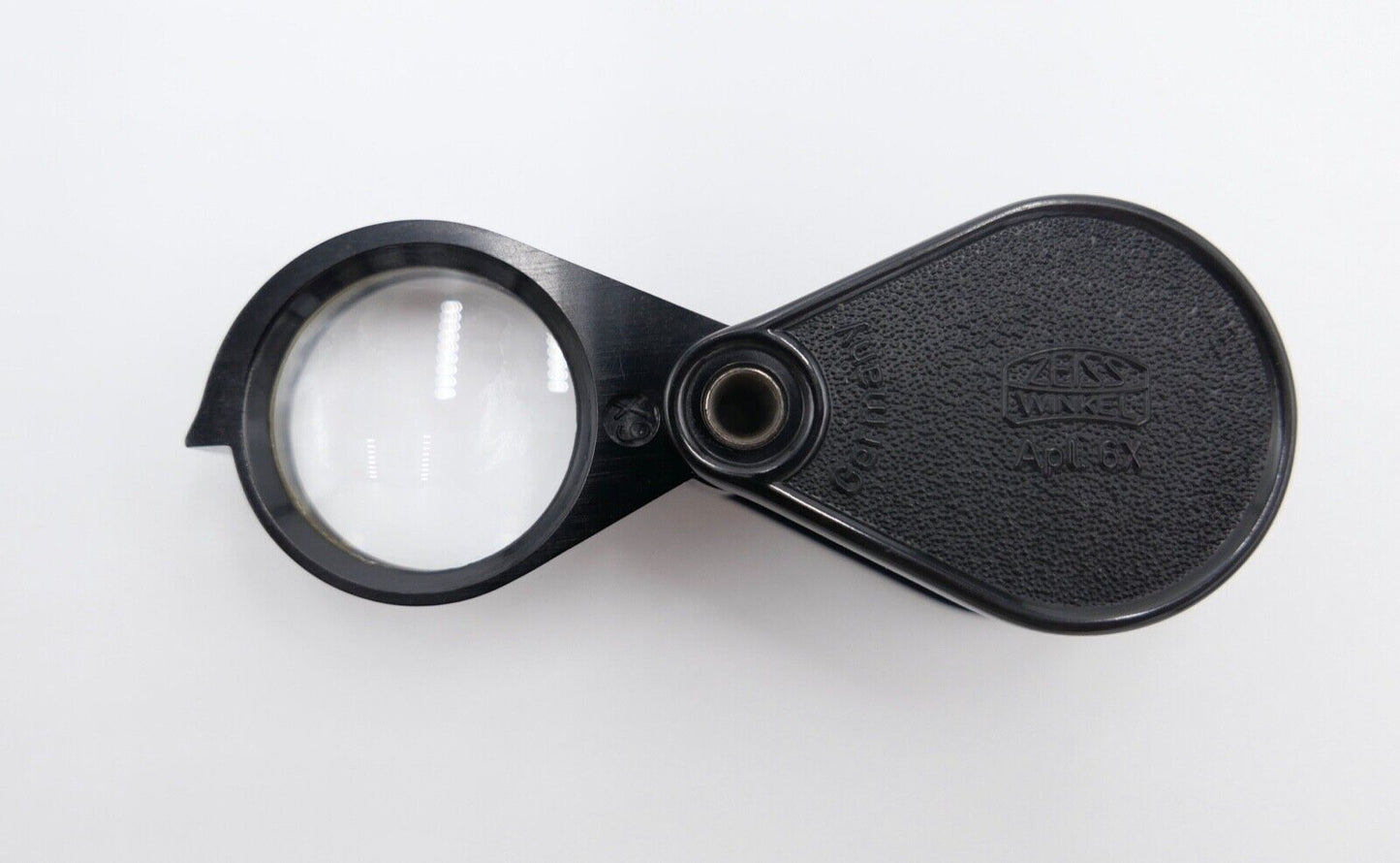 Apl. 6x Zeiss Winkel Germany Einschlaglupe 1940er Jahre Bakelit - Antikhandel-Stuttgart