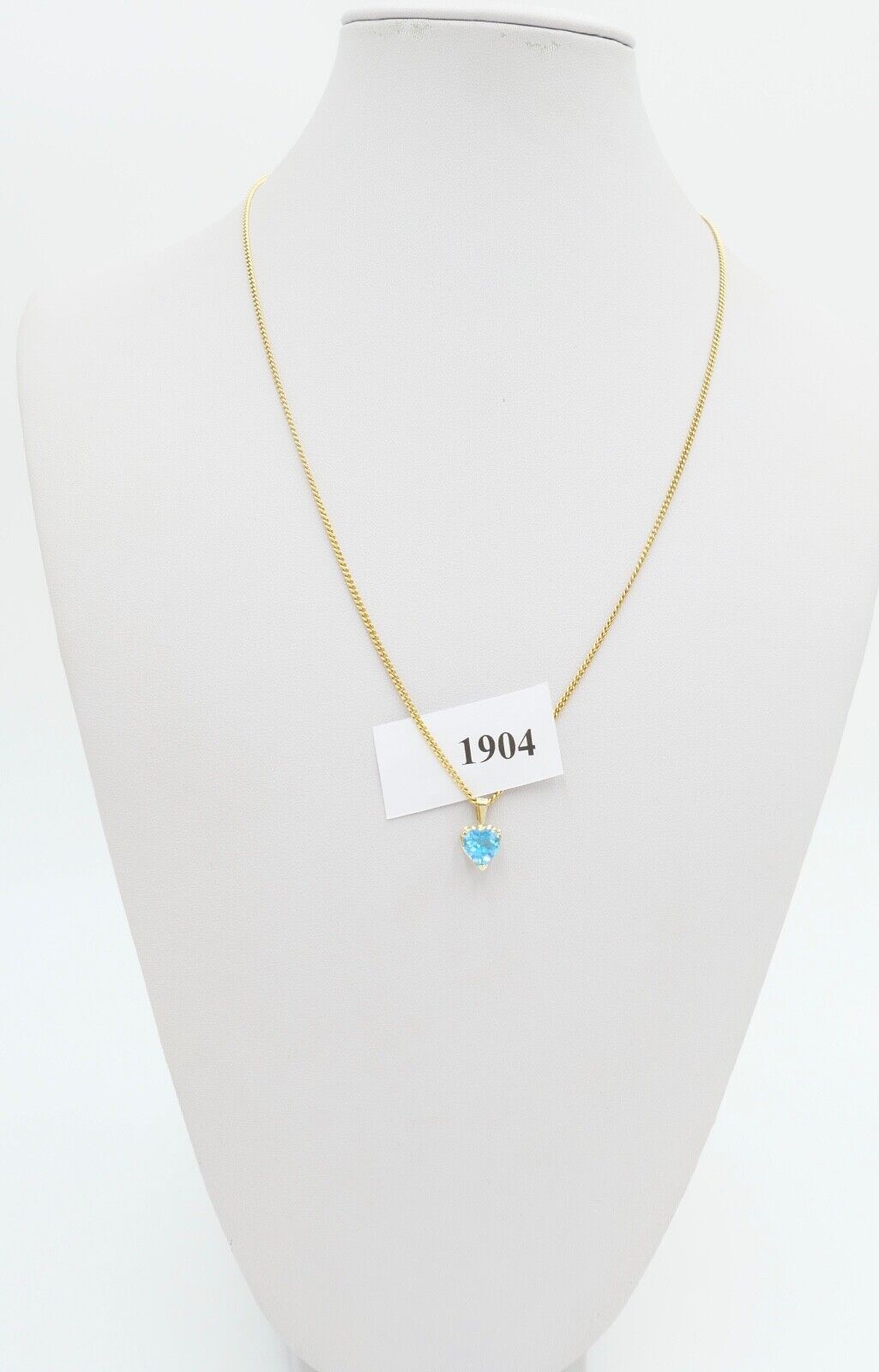 BCI Bernhard Conrad Idar 90er Jahre Herz - Anhänger Gold 585 / 14K Spinell - Antikhandel-Stuttgart