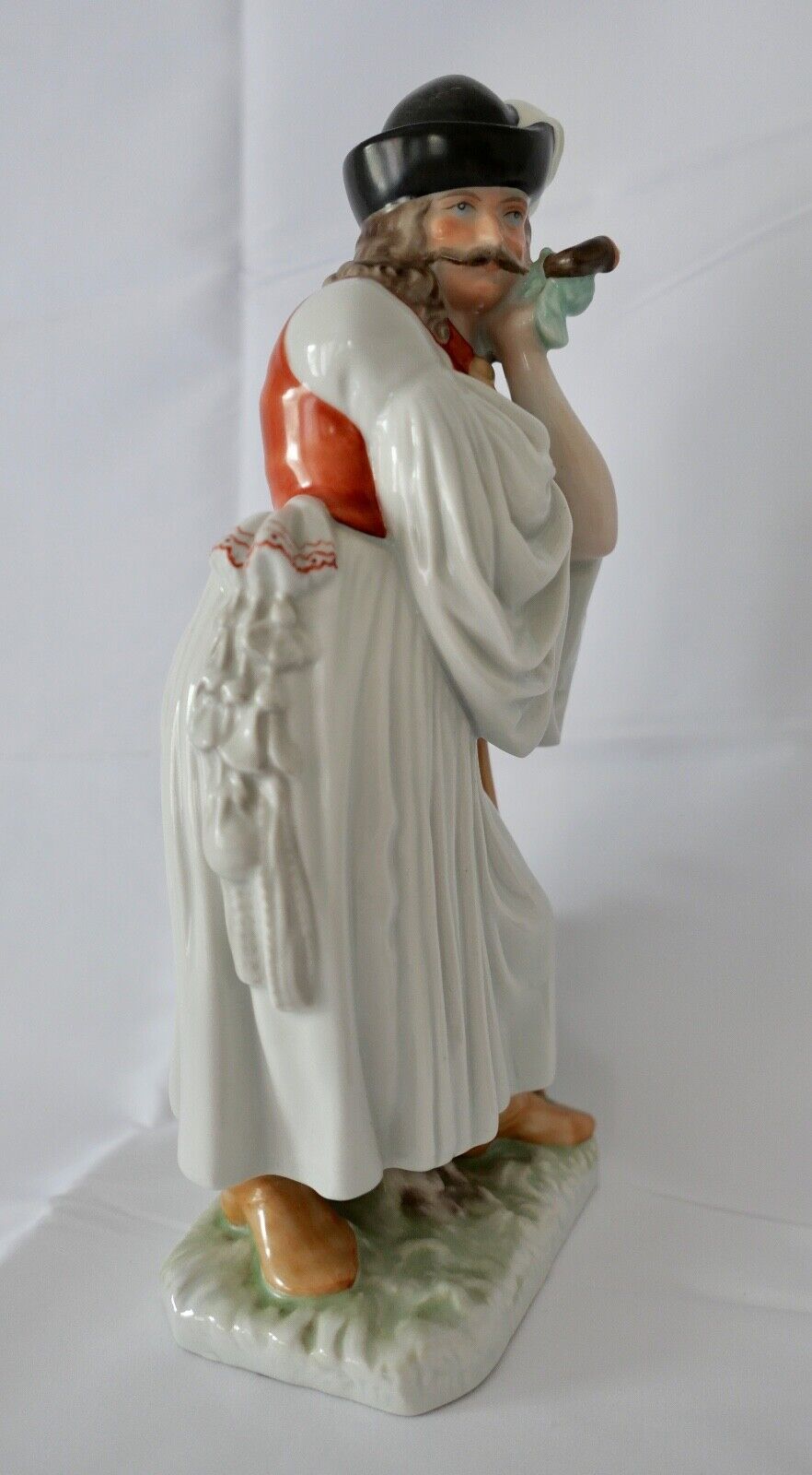 Porzellan Figur Herend Ungarn Bauer Schaf Hirte mit Stock 29 cm Modell Nr. 5427 - Antikhandel-Stuttgart