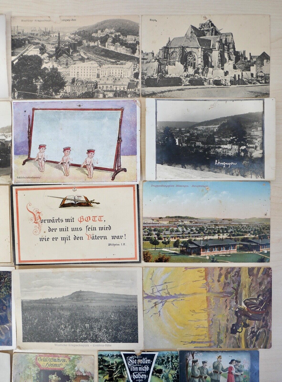 antike Ansichtskarten Postkarten Soldatenbrief Feldpost 1. WK deutsches Reich - Antikhandel-Stuttgart