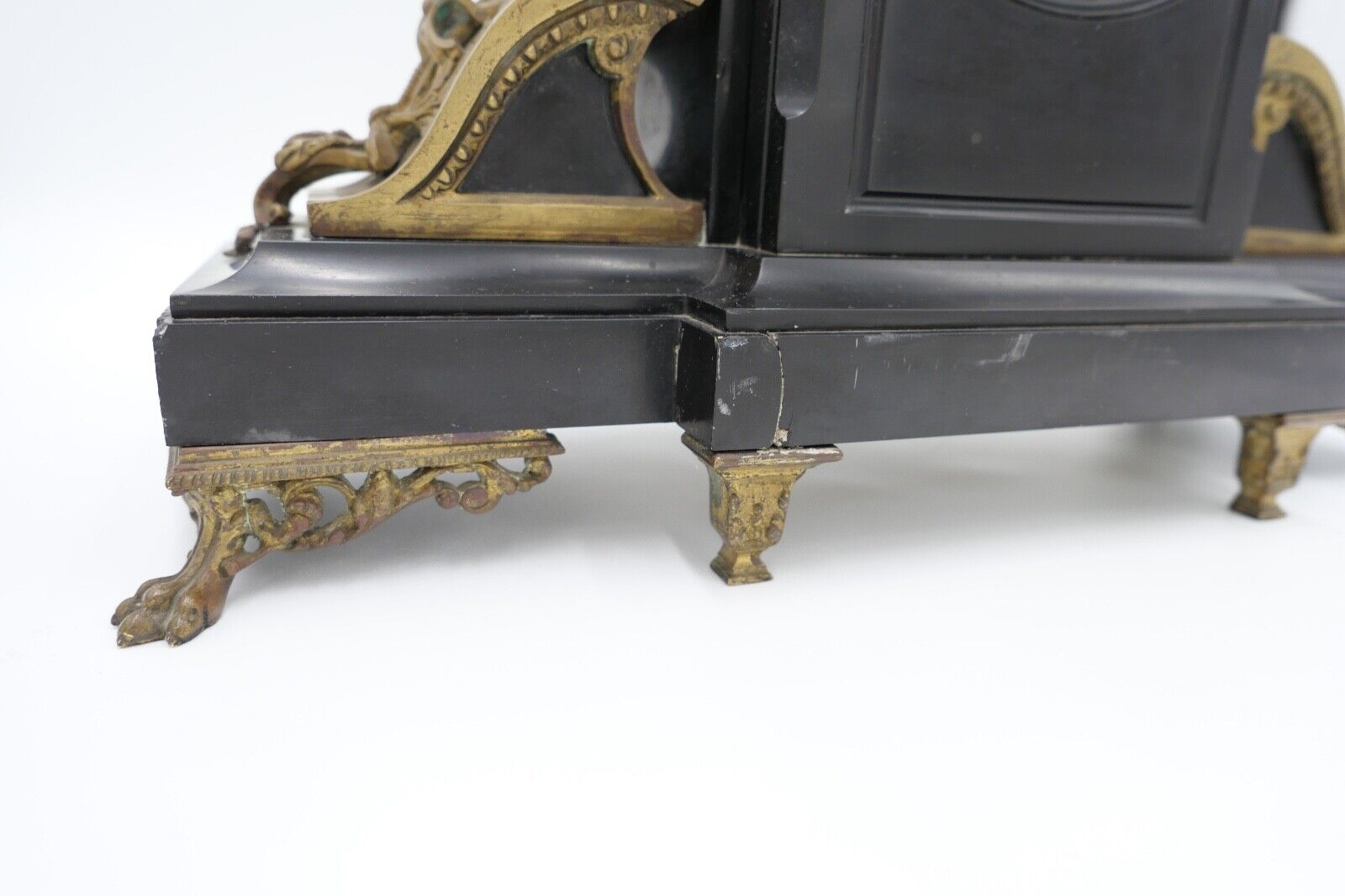 Antike XXL Schneeberger Pendule Kaminuhr um 1870 Historismus sehr schwer - Antikhandel-Stuttgart