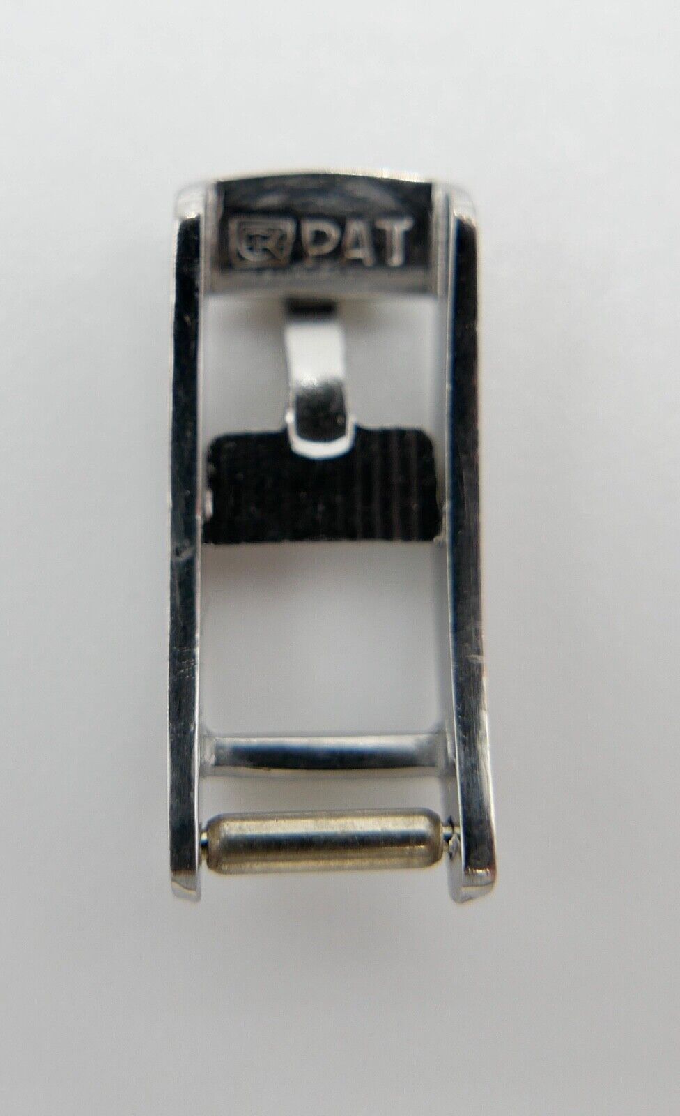 ORIGINAL alte OMEGA Dornschließe EDELSTAHL Armbanduhr 6mm CLASP BUCKLE PAT - Antikhandel-Stuttgart