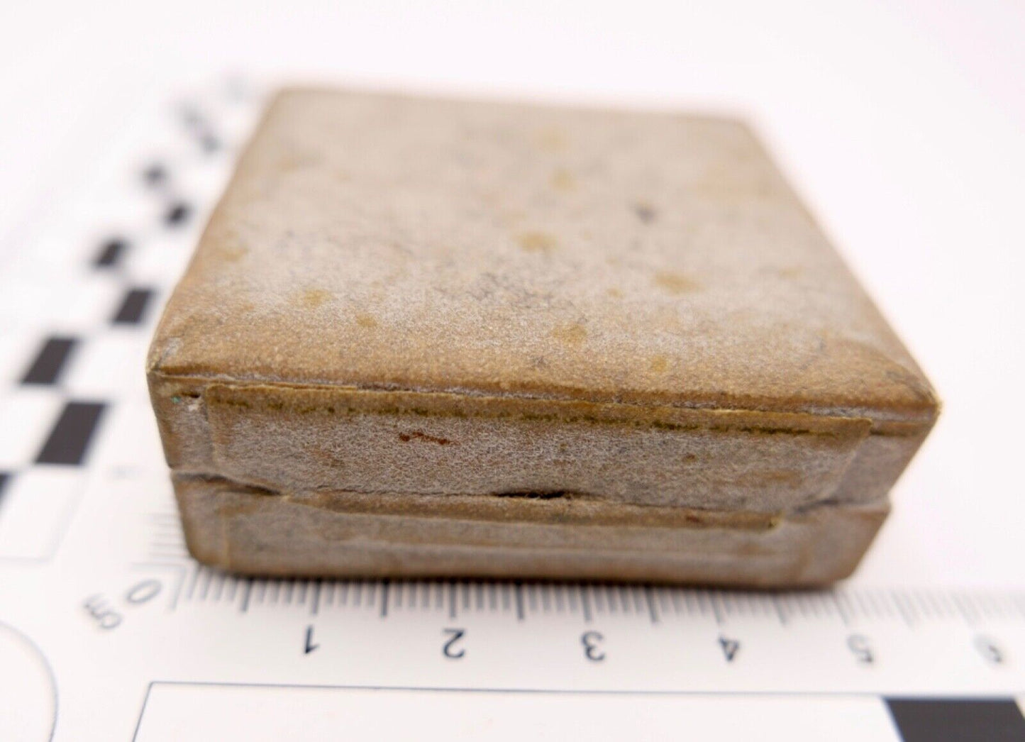 antikes Münzetui Etui Aufbewahrung Schatulle vermutlich für 1 Gold Dukat (1912) - Antikhandel-Stuttgart