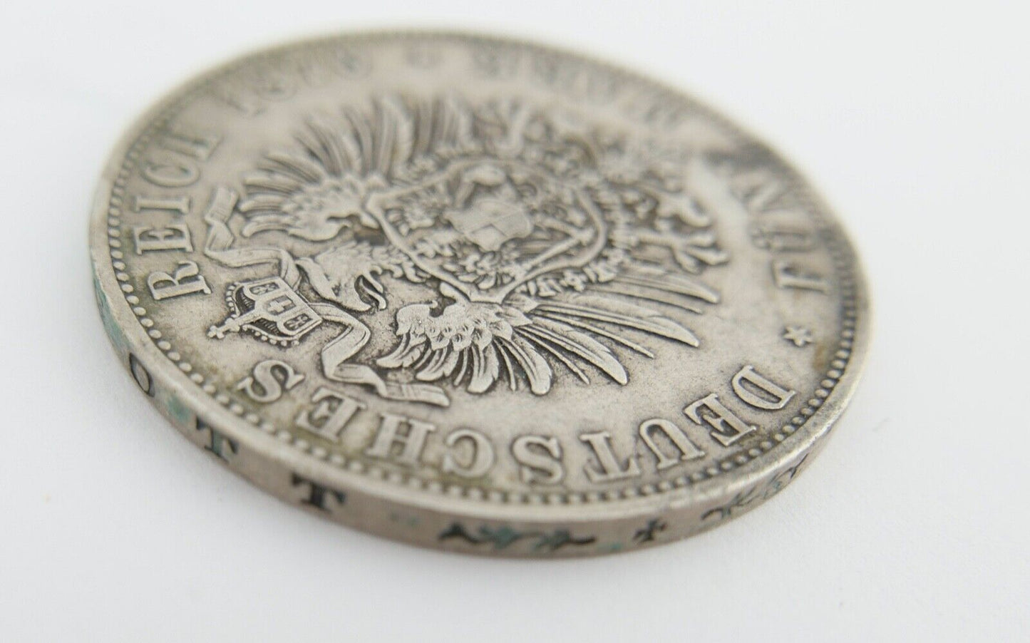 Bayern 5 Mark 1876 D J. Jäger 42 Ludwig II. 1864-1886 Erhaltung : sehr schön - Antikhandel-Stuttgart