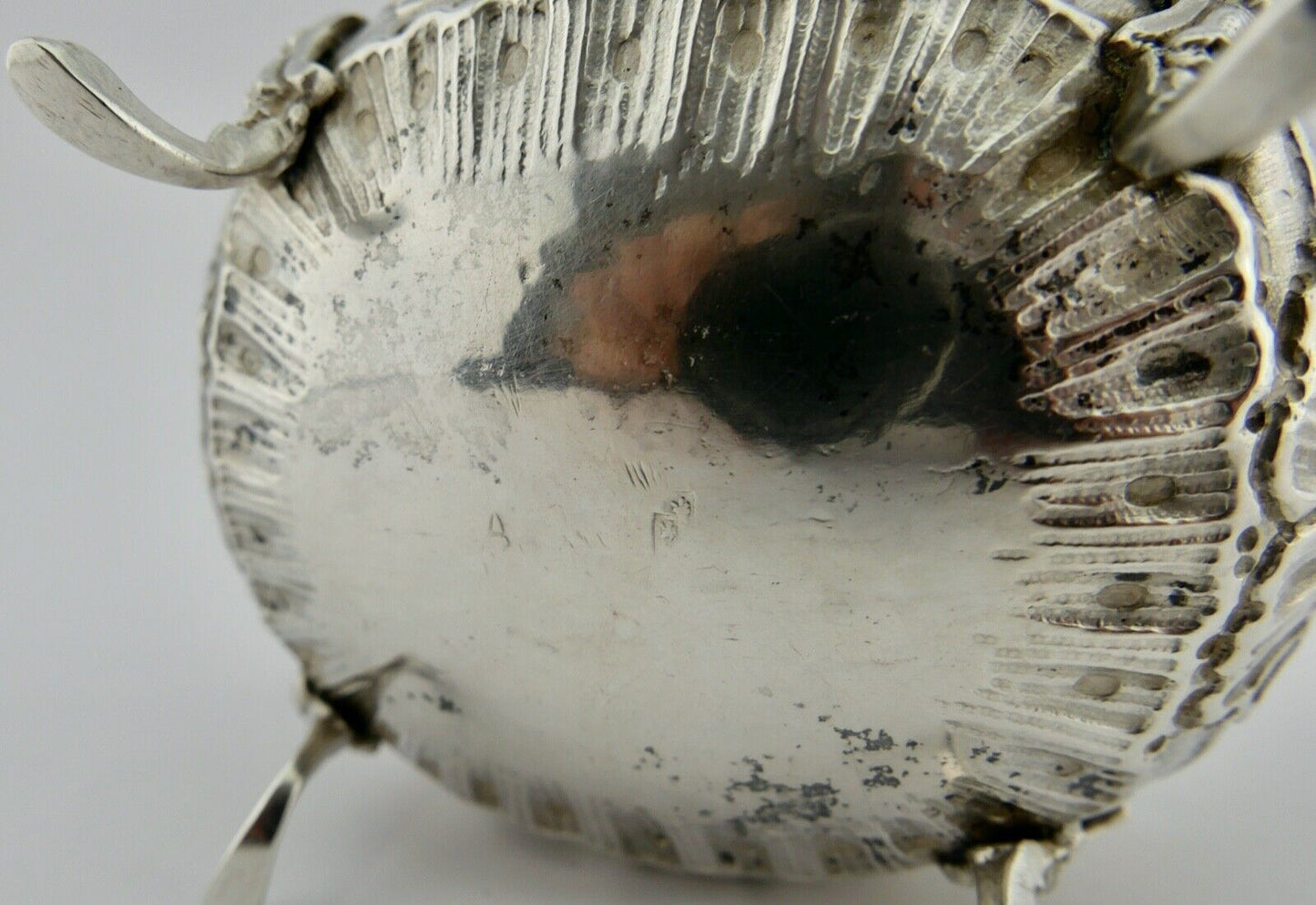 Alter Jugendstil Zucker Behälter Konfektschale 800 - 900 Silber 10x8 cm - Antikhandel-Stuttgart